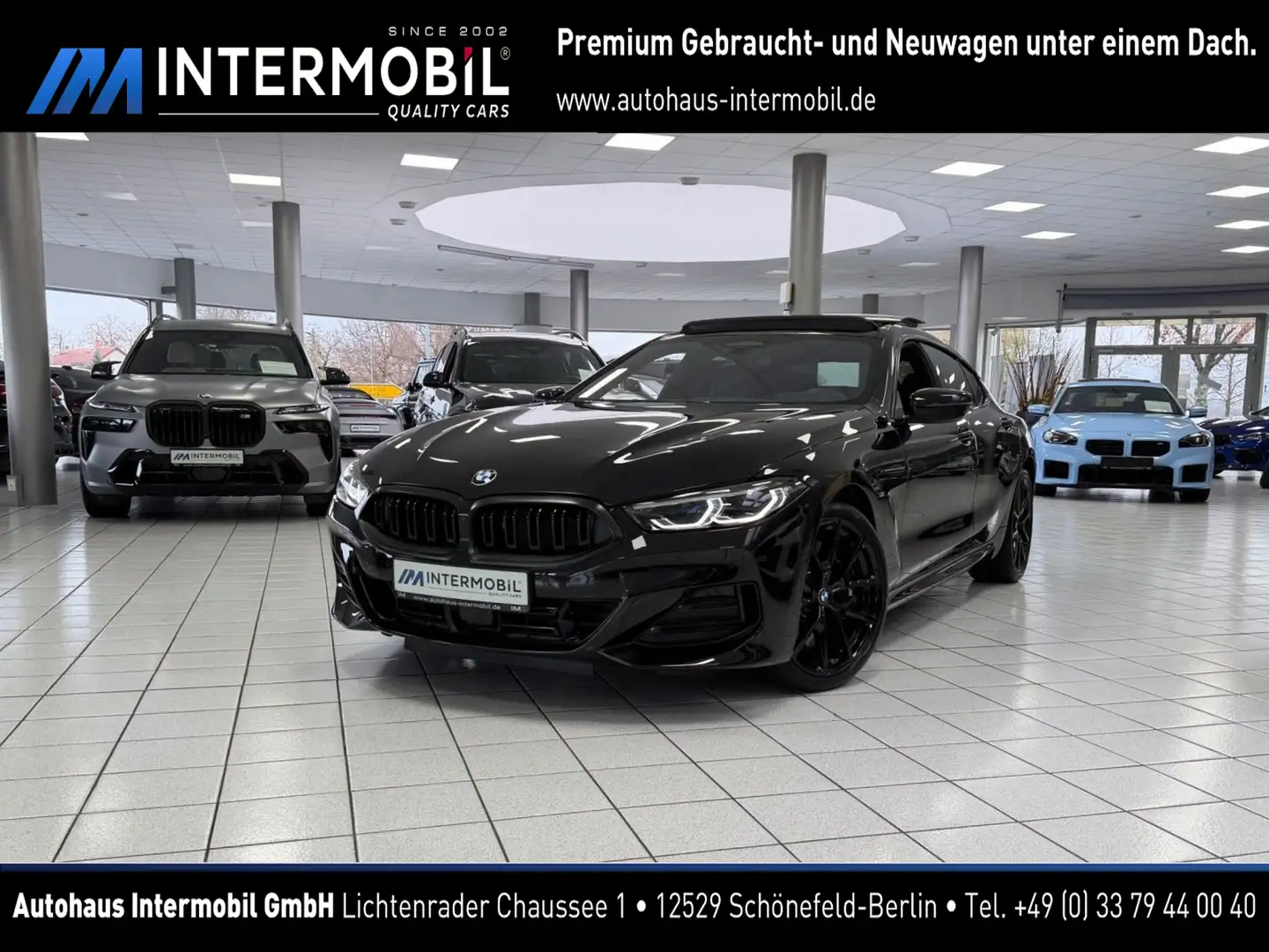BMW 840 d Gran Coupé xD M-Sport Pro*PANO*SOFT*B&W* Schwarz - 1