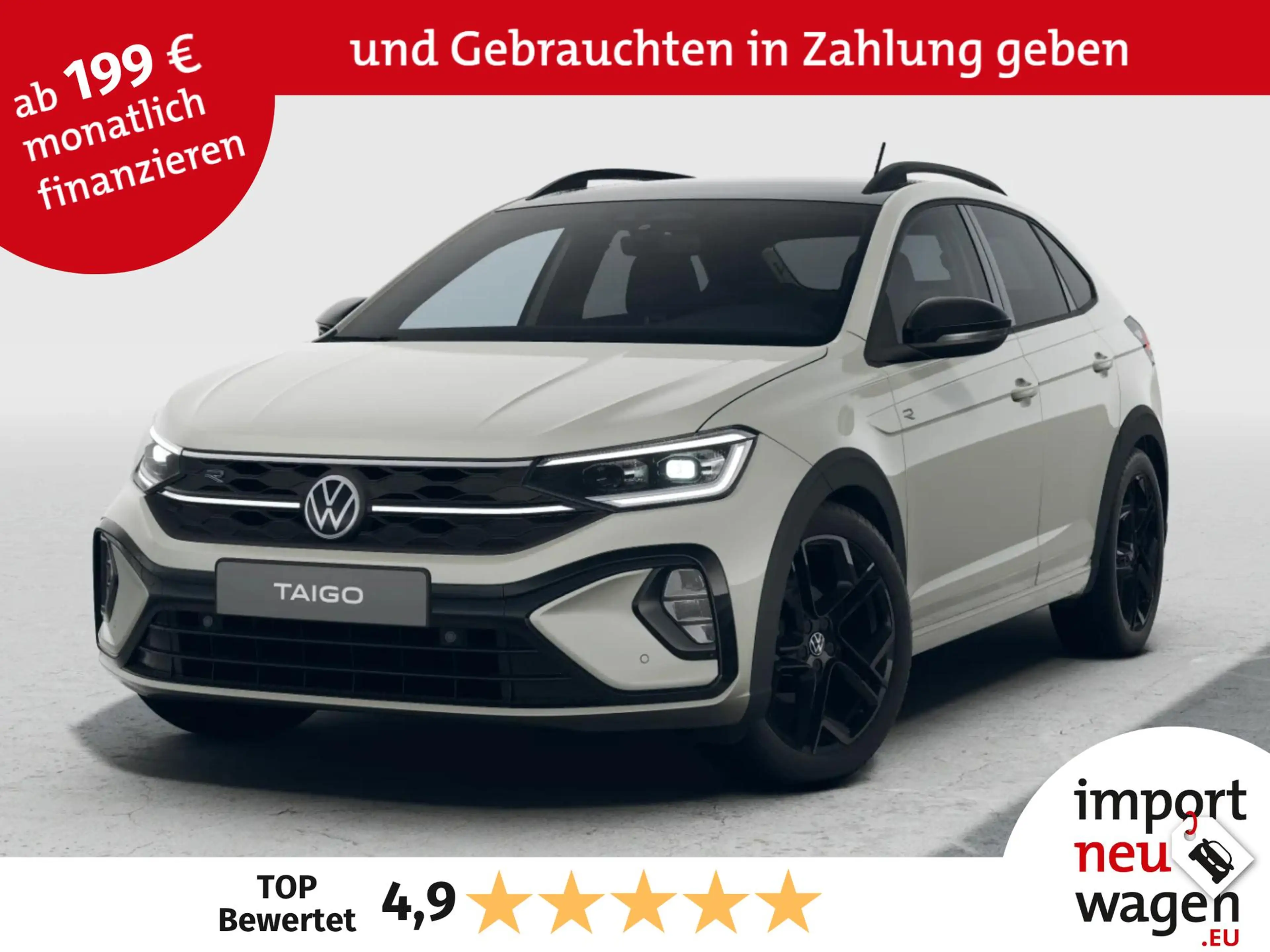 Volkswagen Taigo R-Line 1.5 TSI DSG AHK+Black Style+ 5 J. Garantie!