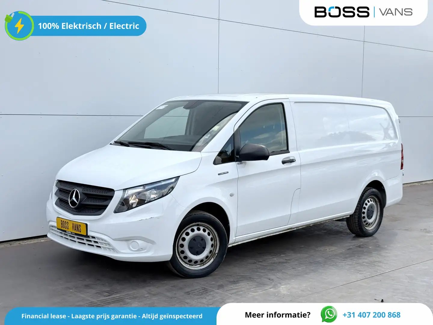 Mercedes-Benz Vito eVito 111 Elektrisch 41kWh 138KM WLTP Extra Lang C Blanc - 1