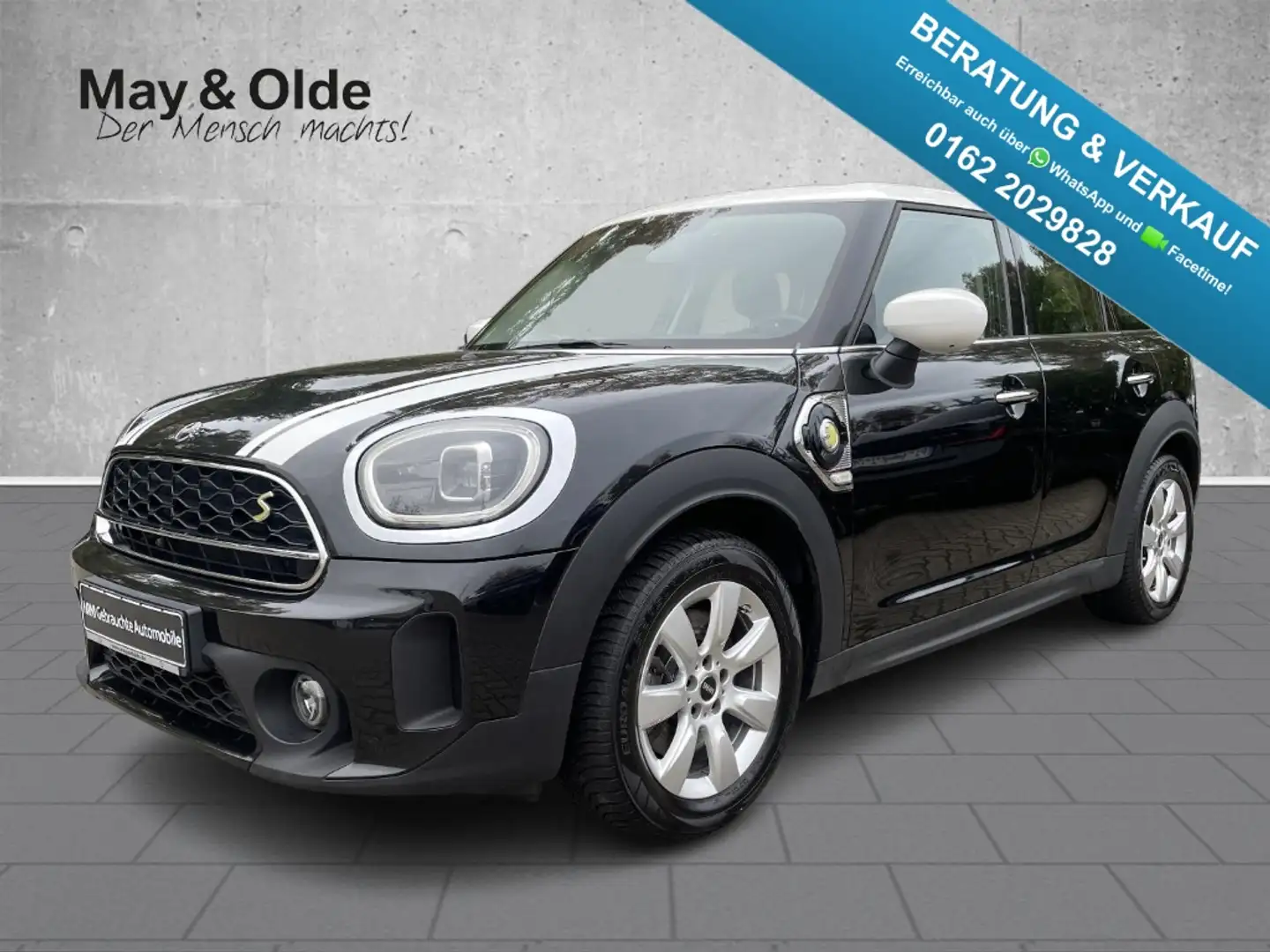 MINI Cooper SE Countryman ALL4 Navi LED Kurvenlicht Mehrzonenklima 2-Zonen-K Schwarz - 1