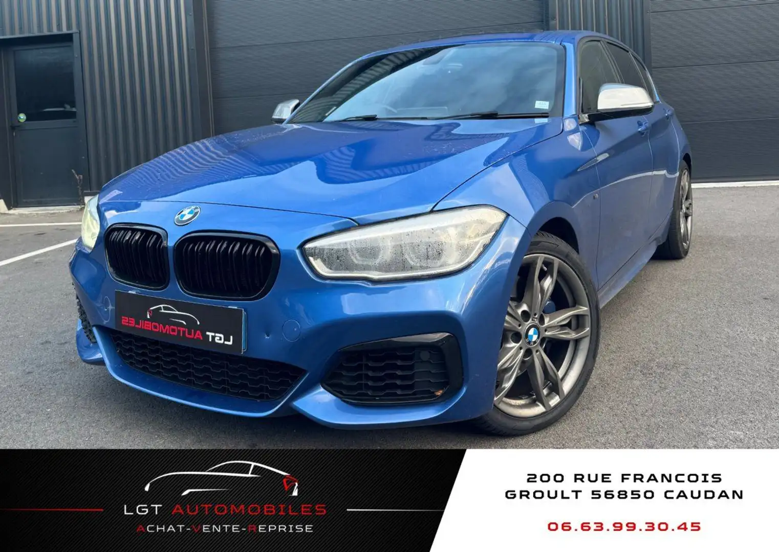 BMW 140 II (F21/F20) M140iA xDrive 340ch 5p Bleu - 1