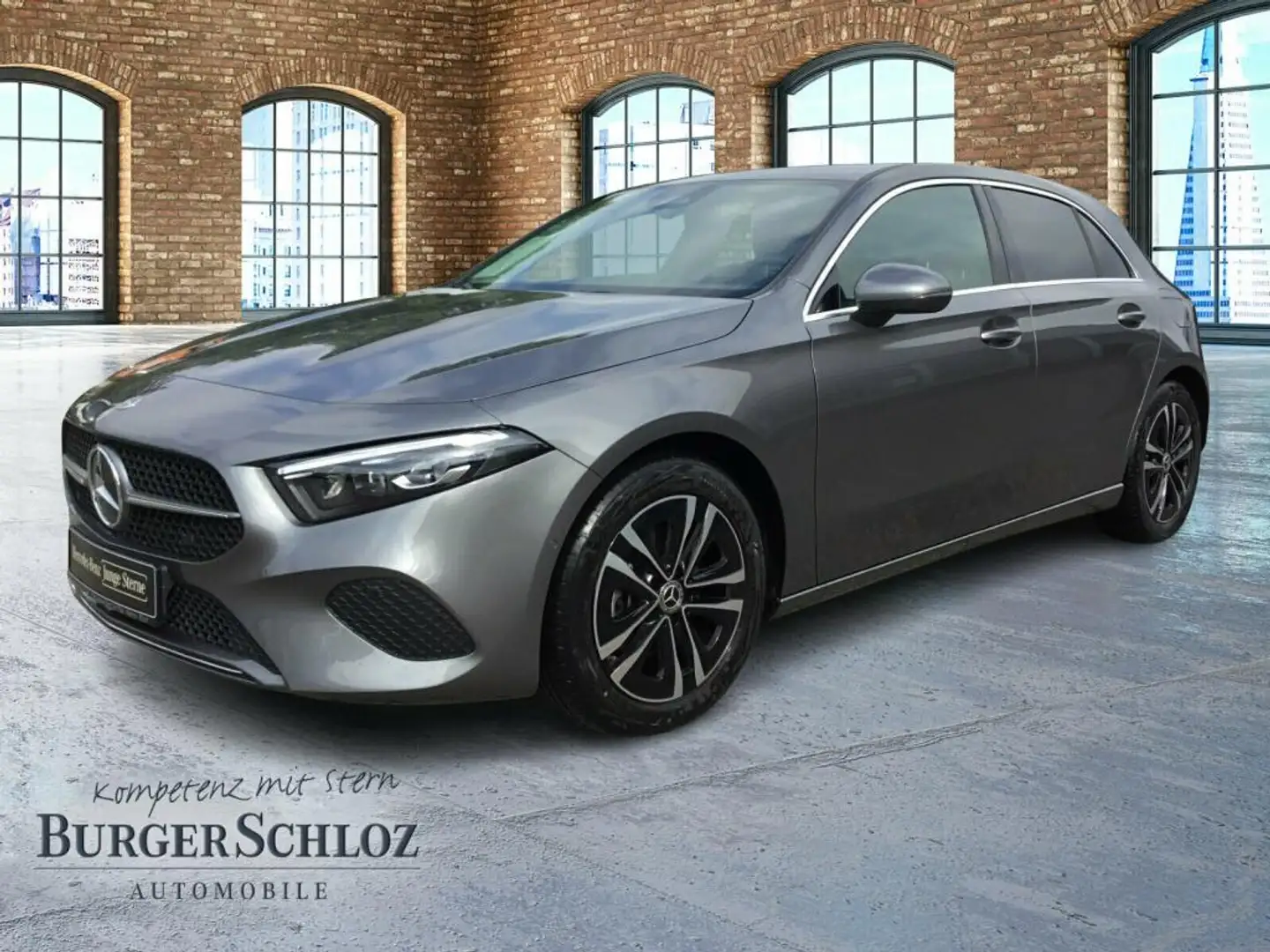 Mercedes-Benz A 180 progressive AHK AUT DynLicht Fernlichtass. Grau - 1