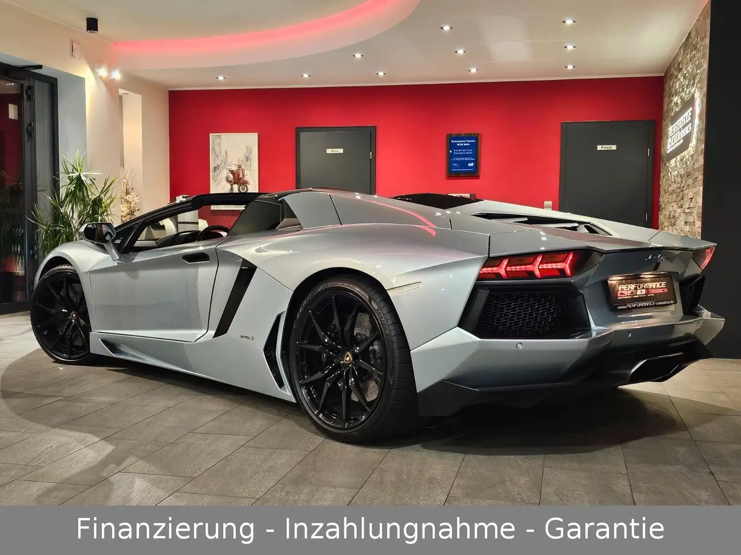 Lamborghini Aventador LP 700-4 Roadster 19% MwSt ausweisbar! Silber - 2