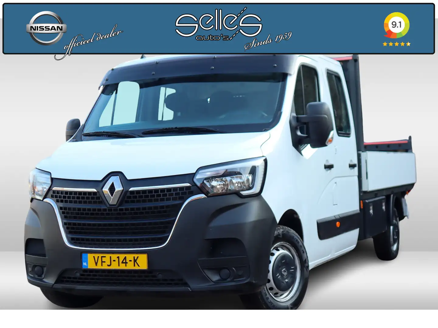 Renault Master T35 2.3 dCi 150 L3 DC Energy | 7 Persoons | Palenr Blanc - 1