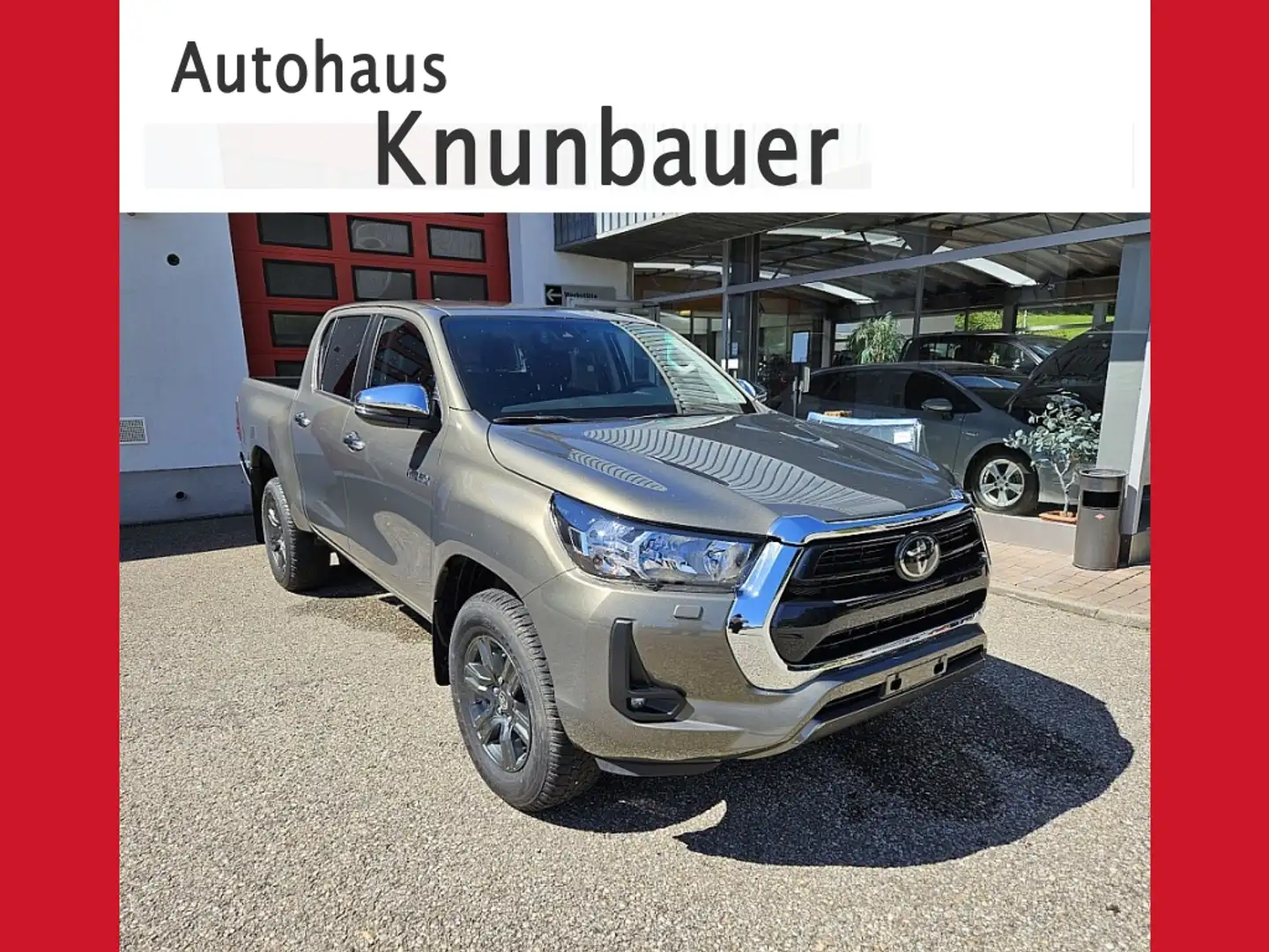 Toyota Hilux DK Active 4WD 2,8 D-4D Aut. Braun - 1