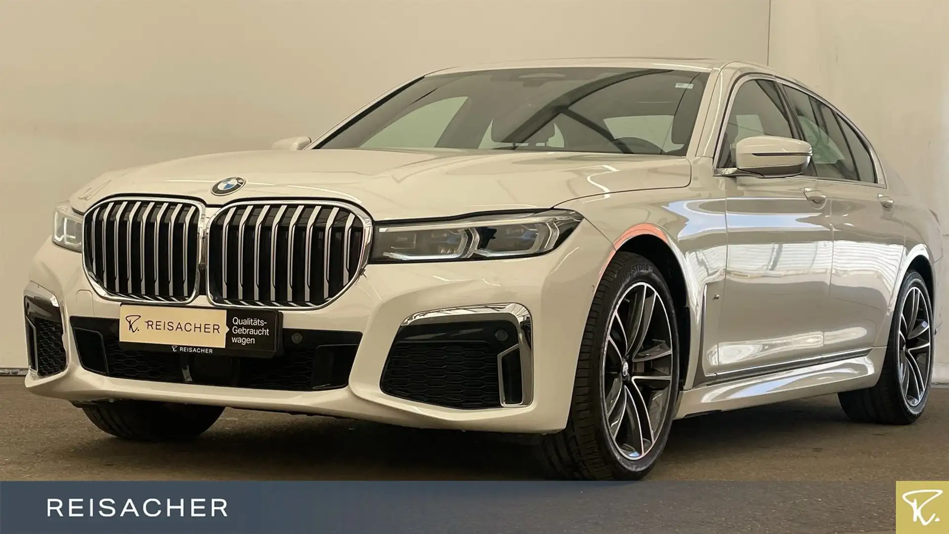 BMW 740 d A xDr. Lim MSport AHK LCPro ACC 360° 19" LM Weiß - 1