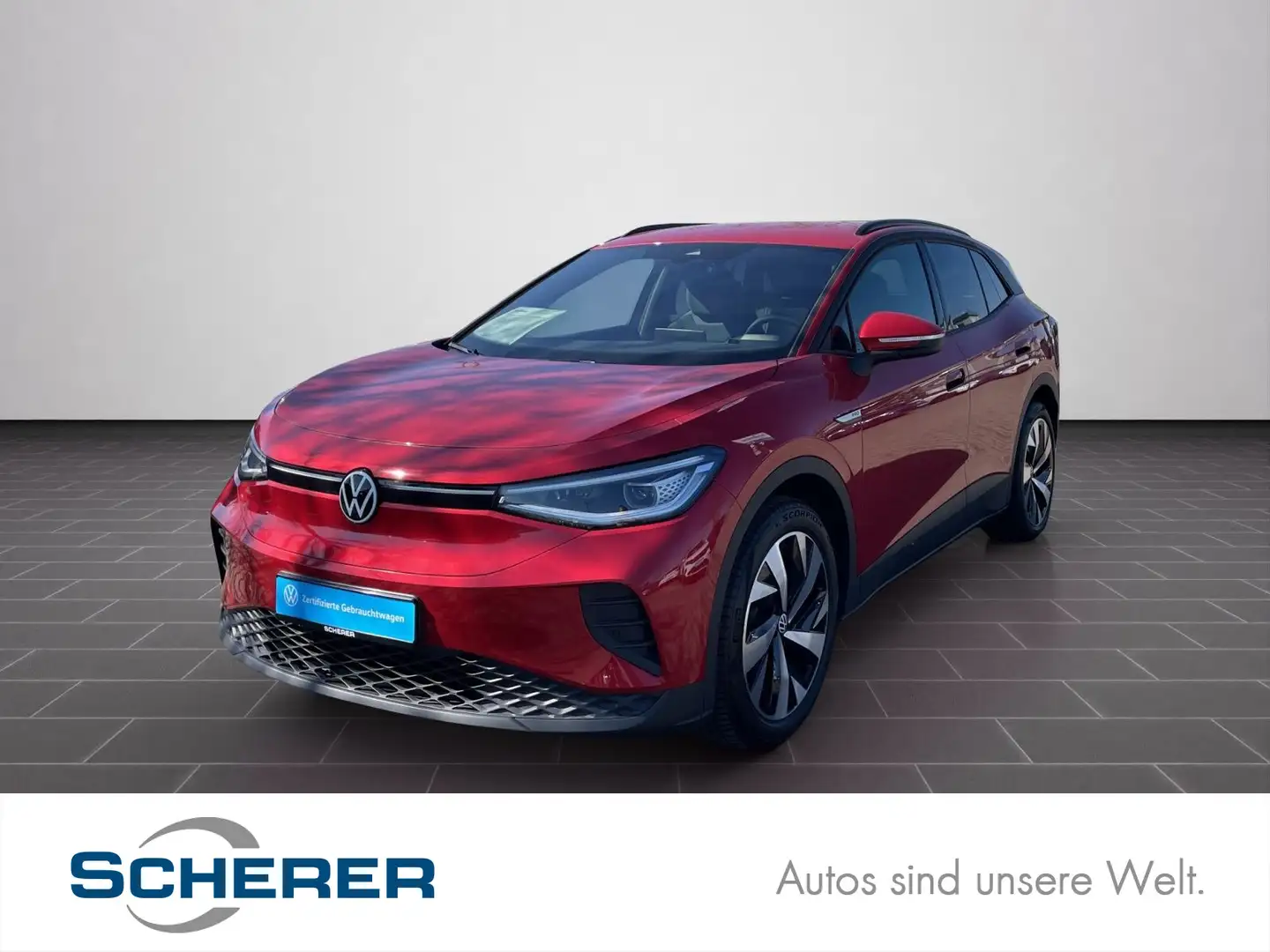 Volkswagen ID.4 Pro electric DSG/NAVI/PDC/MatrixLED uvm. Rood - 1