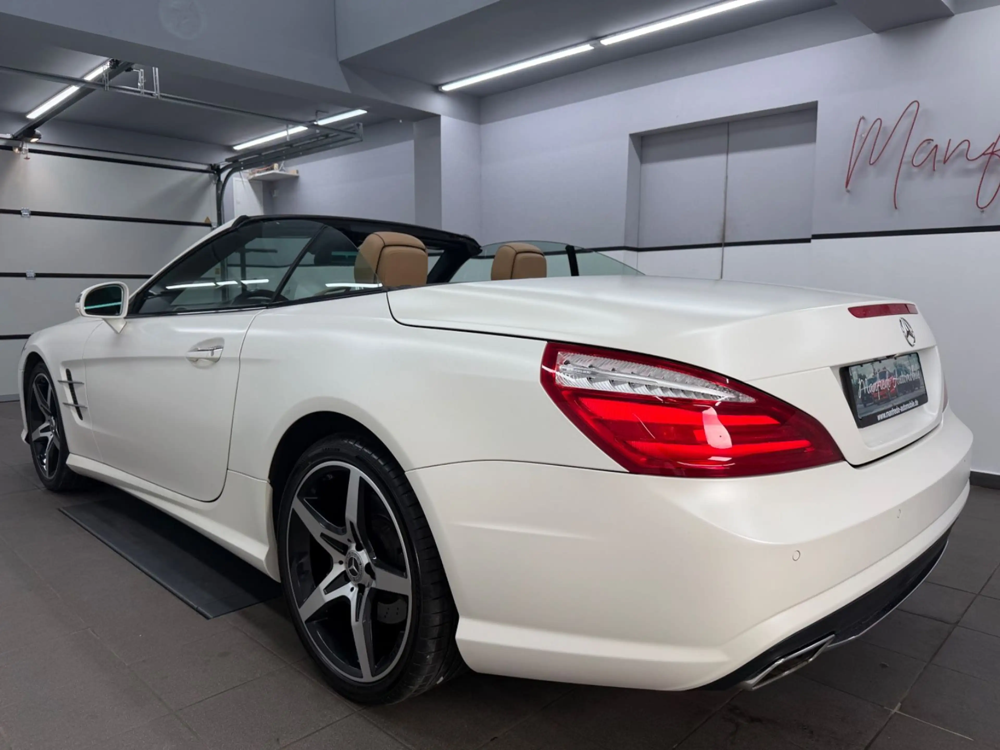 Mercedes-Benz SL 500 AMG Designo Magno Kaschmirweiss/Vollausst — photo 8