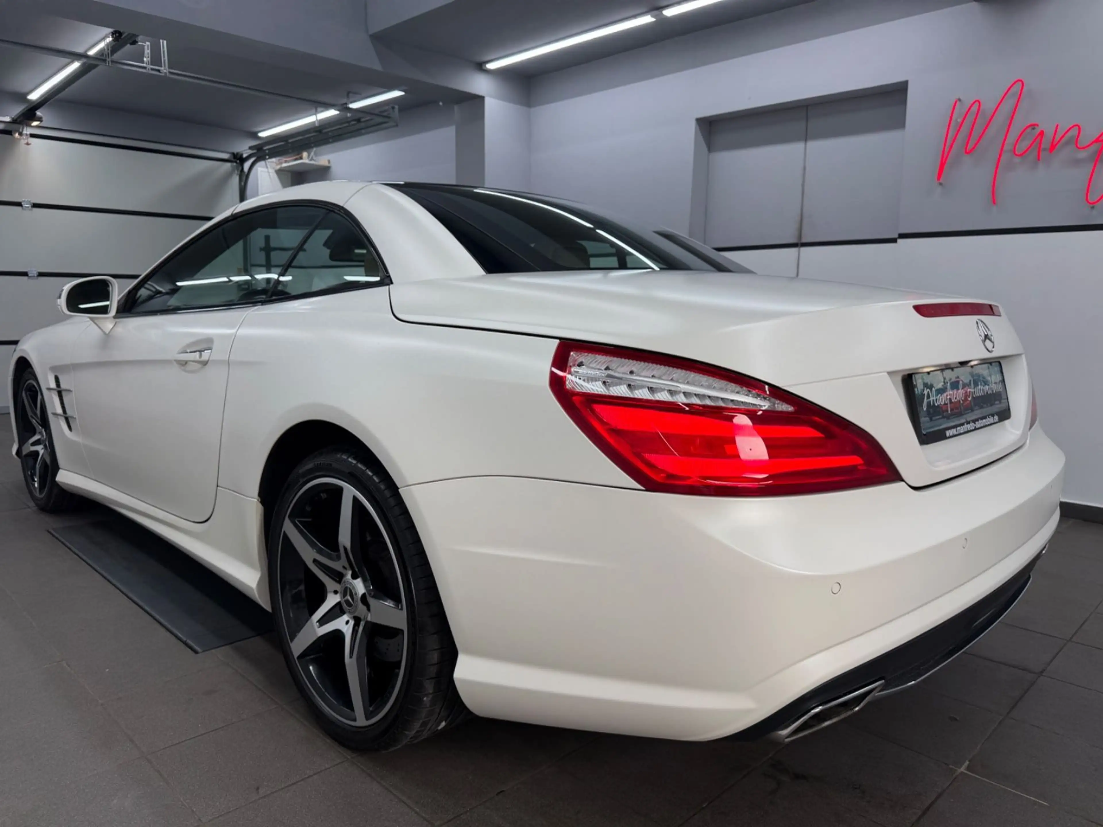 Mercedes-Benz SL 500 AMG Designo Magno Kaschmirweiss/Vollausst — photo 7