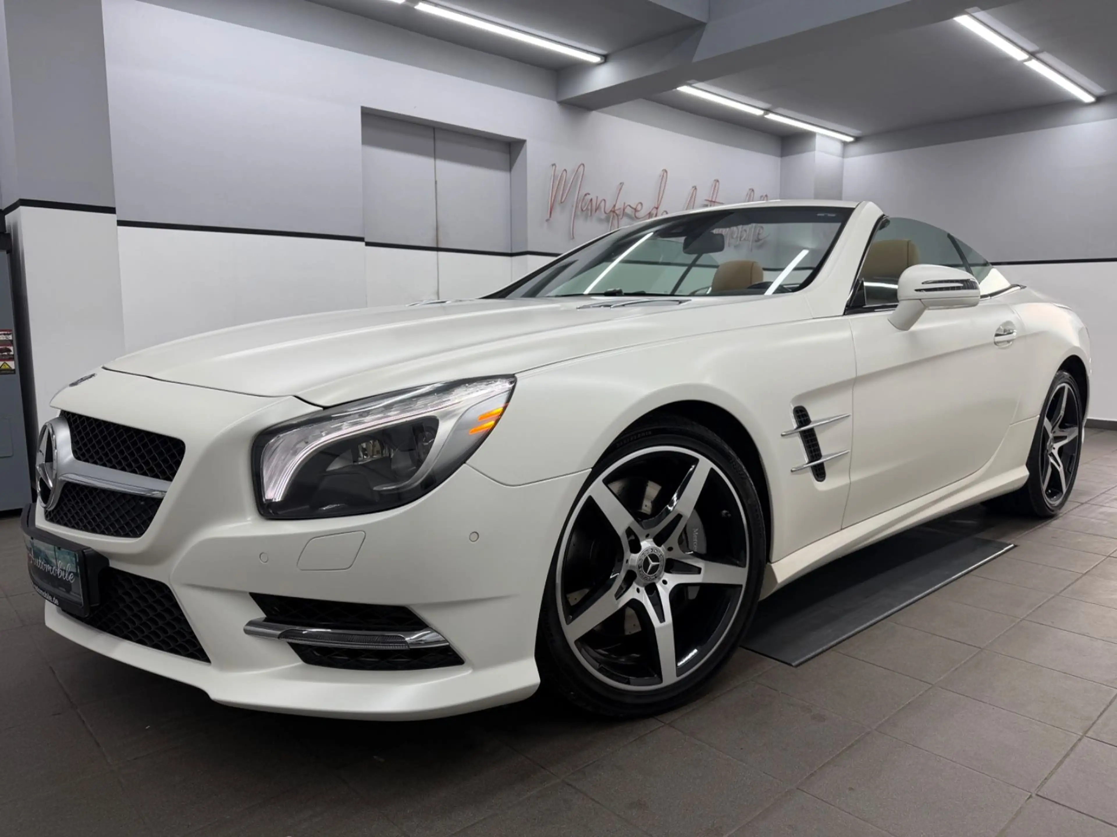 Mercedes-Benz SL 500 AMG Designo Magno Kaschmirweiss/Vollausst — photo 3