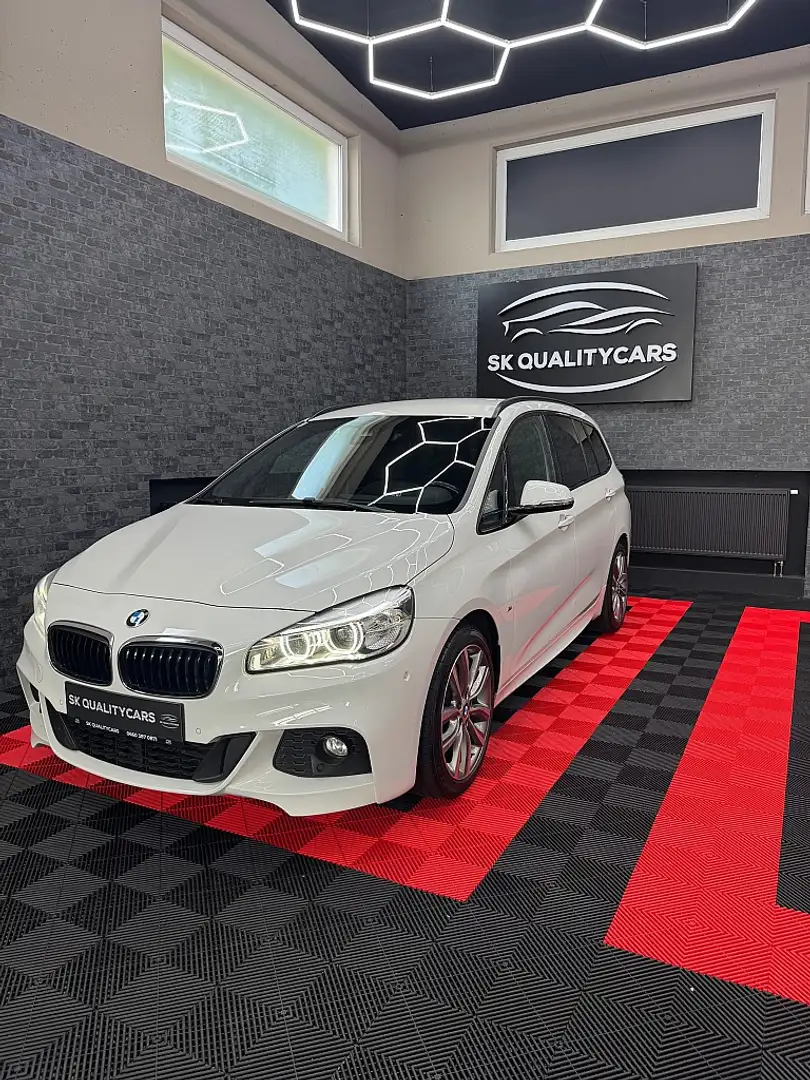 BMW 218 d Gran Tourer M Sport Aut. Blanc - 1