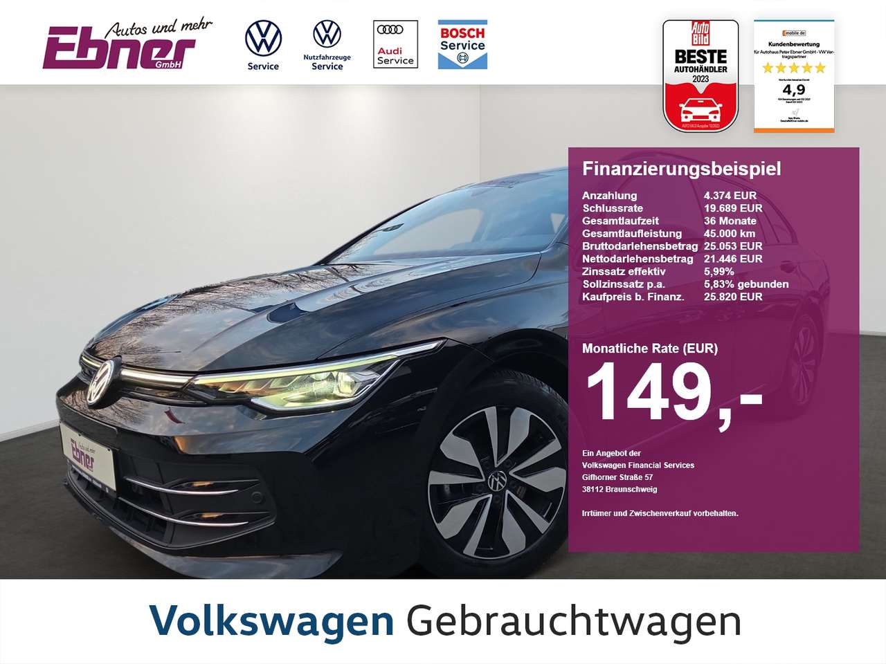 Volkswagen Golf Variant 2024 — Golf VIII Variant GOAL 1.5 eTSI 150PS DSG AHK+360G