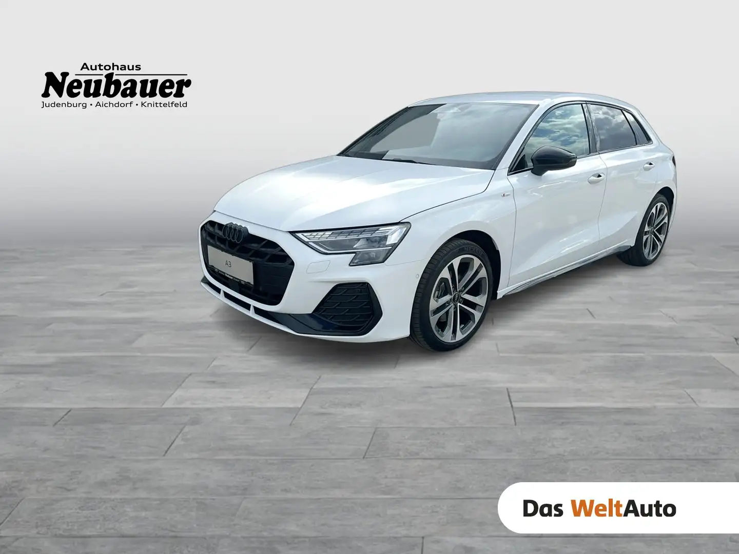 Audi A3 TFSI quattro S line 150kW Weiß - 1