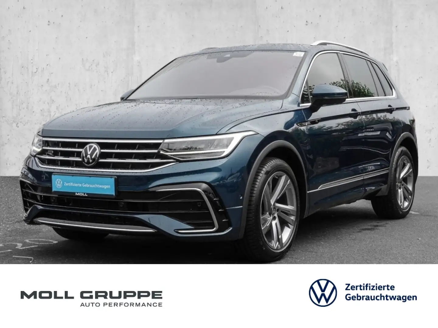 Volkswagen Tiguan 2.0 TDI DSG R-Line NAVI PANO STANDHZG Bleu - 1