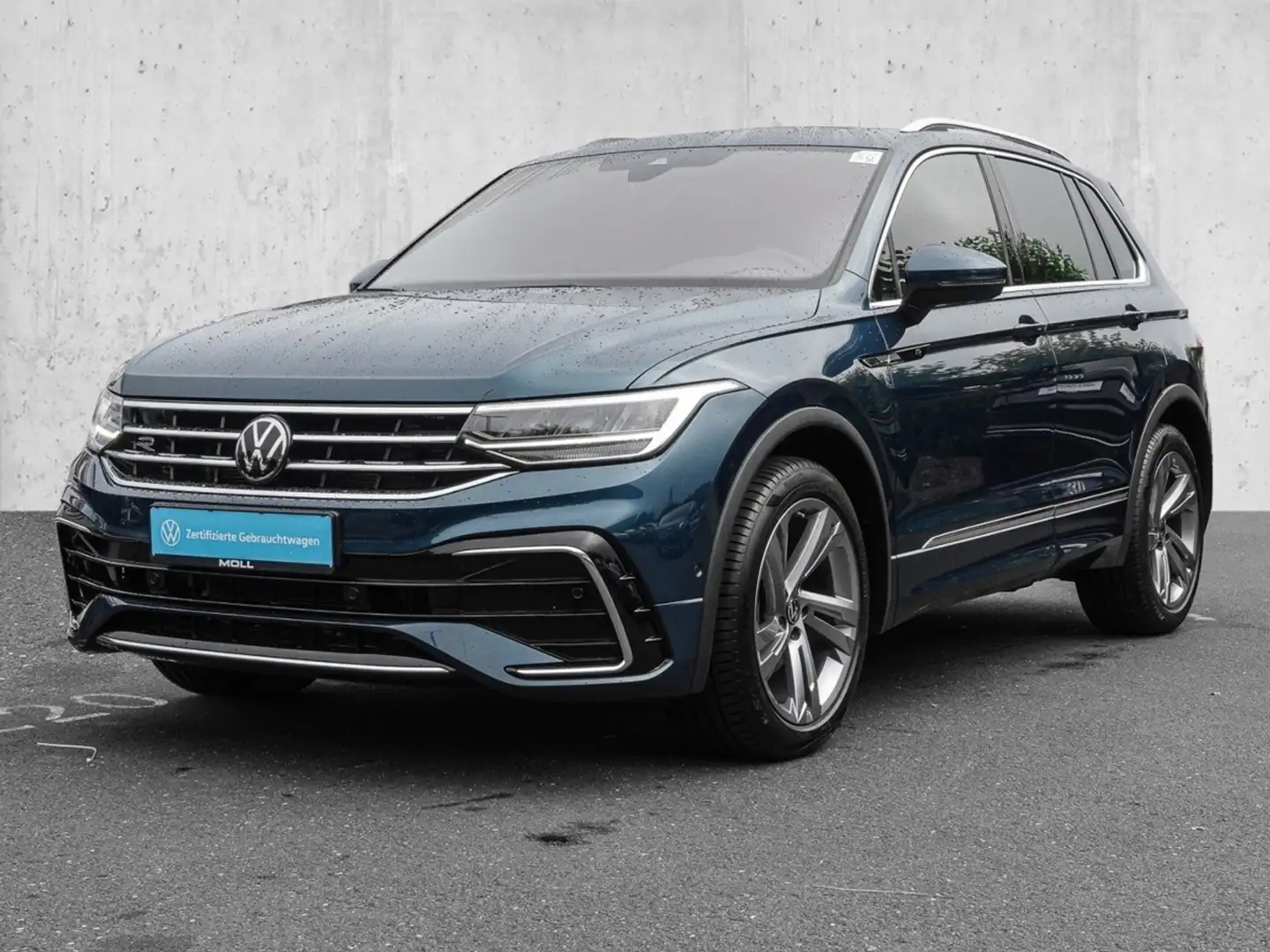 Volkswagen Tiguan 2.0 TDI DSG R-Line NAVI PANO STANDHZG Bleu - 2