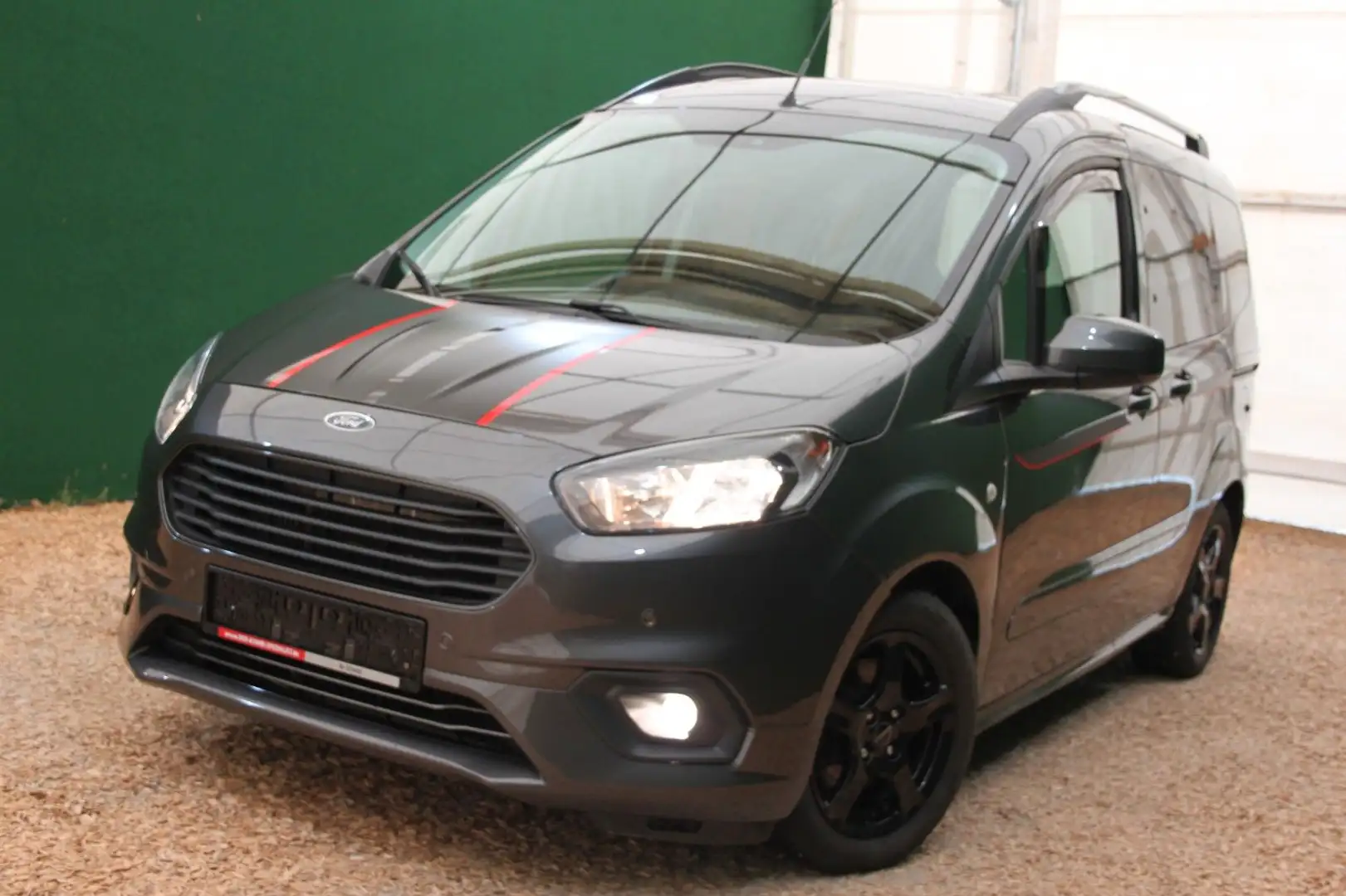 Ford Tourneo Courier Sport/ CarPlay/ AHK/ SHZ/ Leder Серый - 2