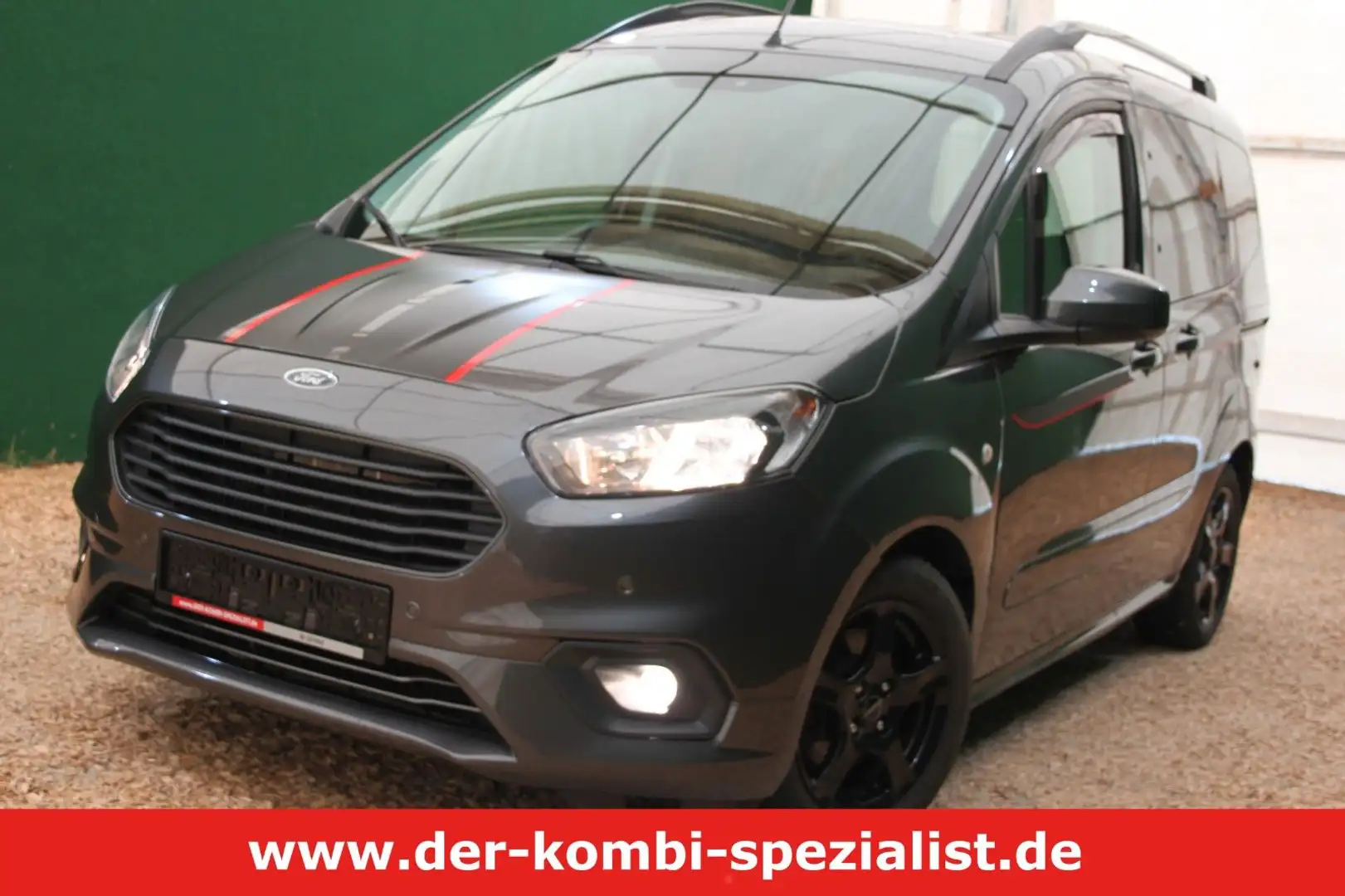 Ford Tourneo Courier Sport/ CarPlay/ AHK/ SHZ/ Leder Серый - 1