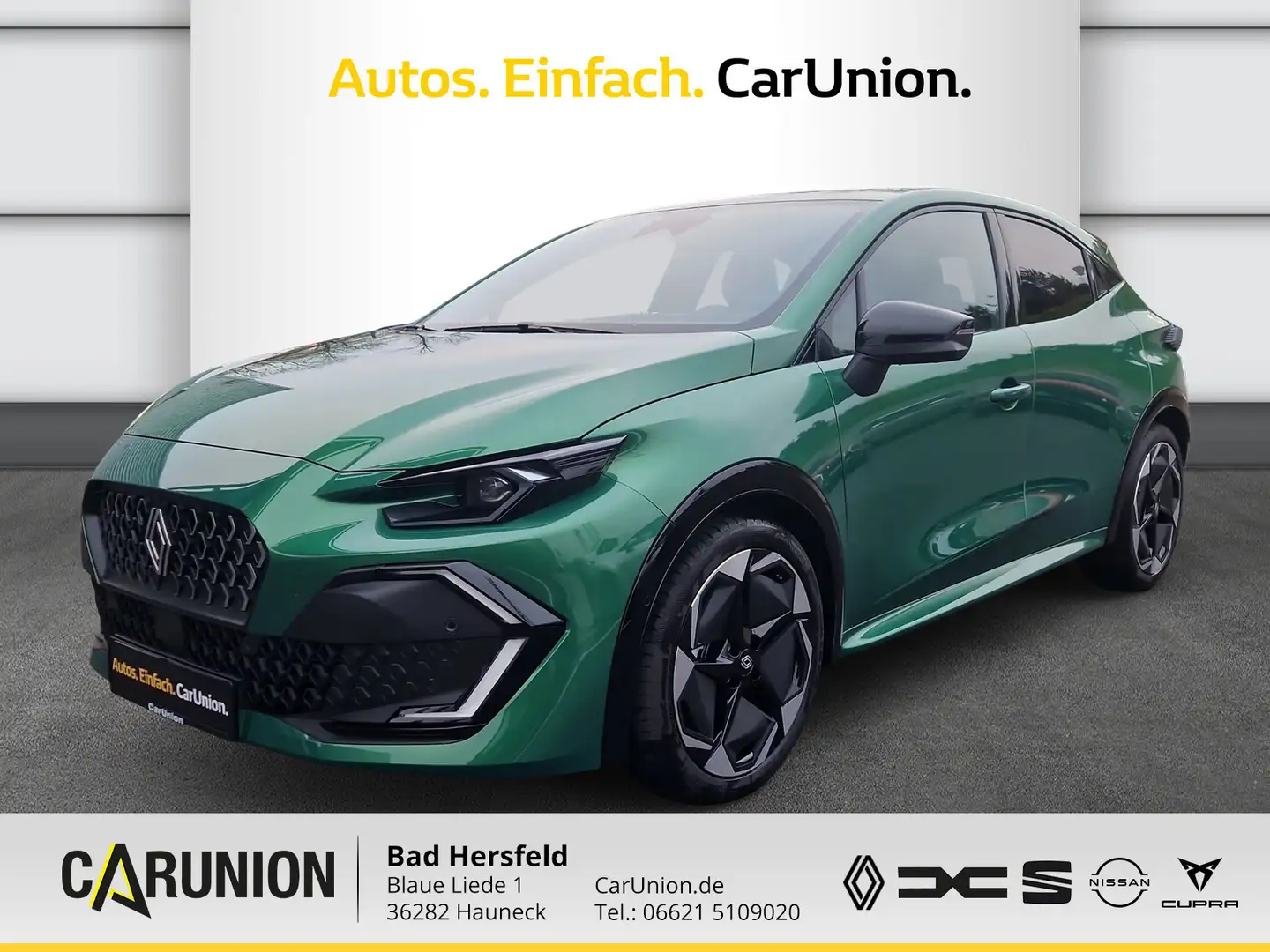 Renault Clio Techno Full Hybrid E-Tech 160 RFK/Navi Grün - 1