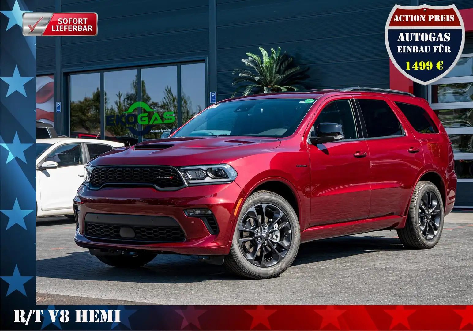 Dodge Durango 5,7l R/T,7 Sitze,ACC,Totwinkel,MY23 Rouge - 1