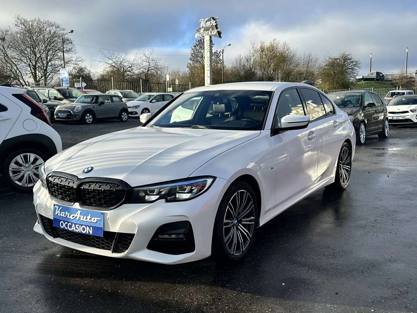 BMW 318 dA M PACK*GPS*CUIR ALCANT*JANTES* White - 2