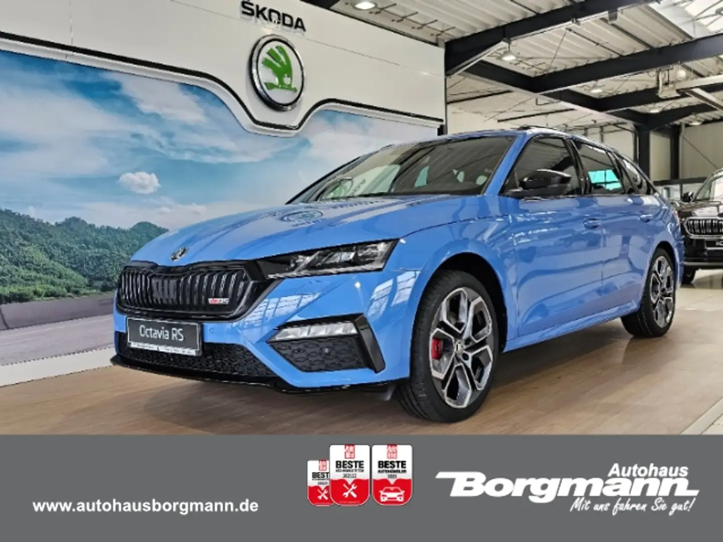 Skoda Octavia Combi RS 2.0TDI DSG FINAL EDITION SOFORT Bleu - 1