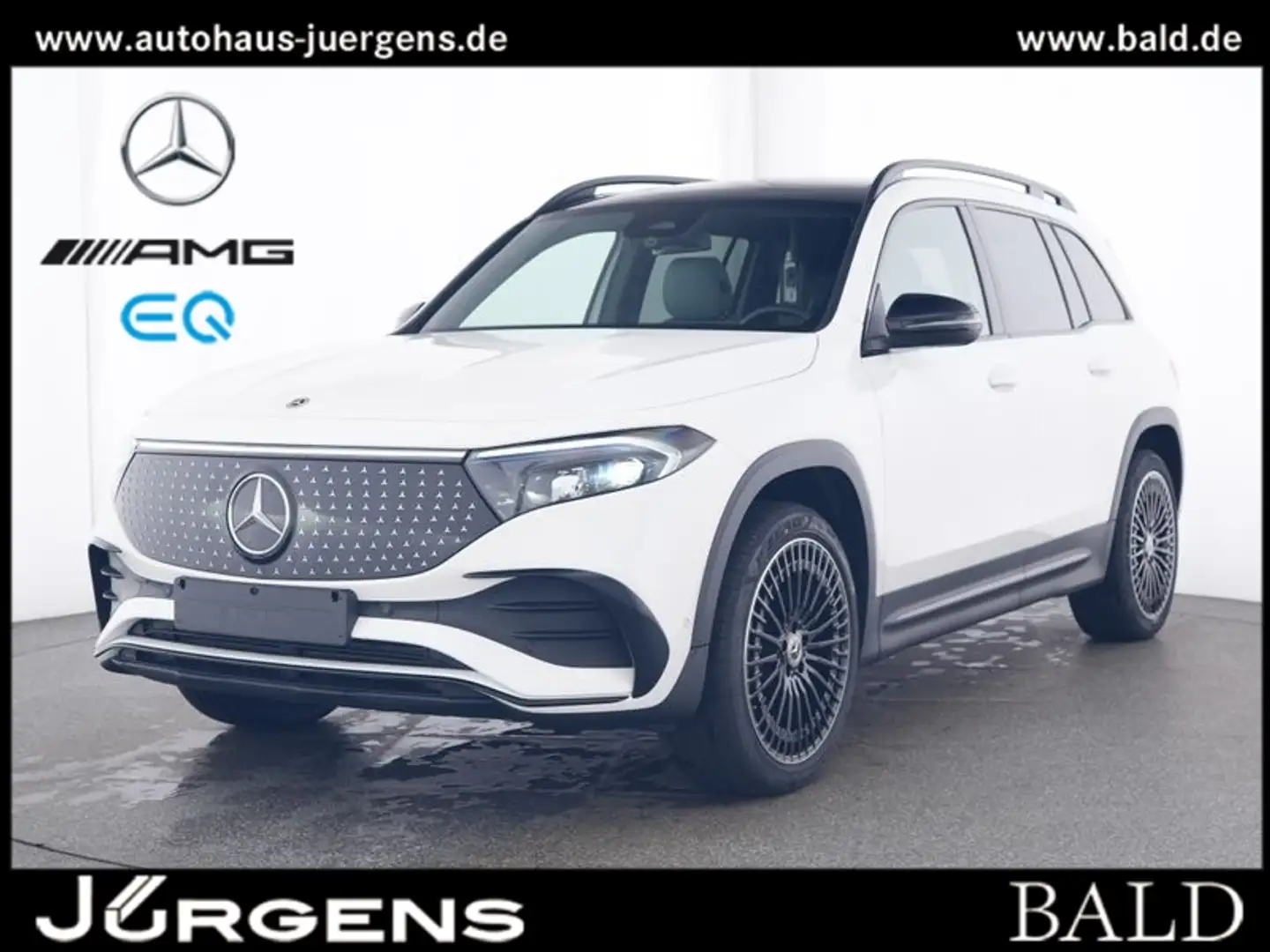 Mercedes-Benz EQB 300 4M AMG-Sport/Pano/Distr/Night/7Sitzer/20 Weiß - 2
