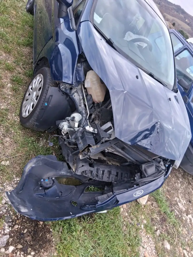 Ford Fiesta 1.5 TDCi 75CV 5 porte Titanium INCIDENTATA r Blau - 2