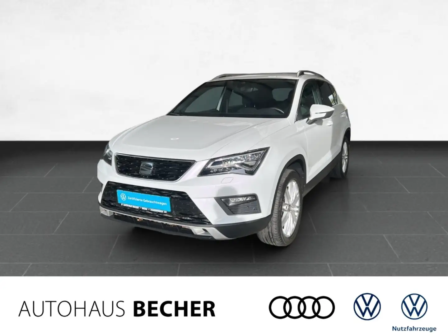 SEAT Ateca 2.0 TDI DSG 4Drive Xcellence /AHK/Navi/LED Blanc - 1