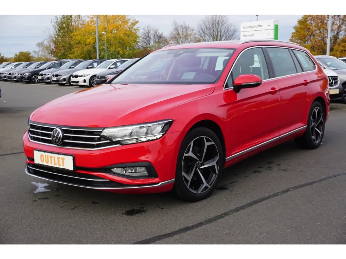 Volkswagen Passat 1.5TSI-DSG-PanoDach-HUD-LED-Sihz-dig.Cockpit-Tempo Rot - 1