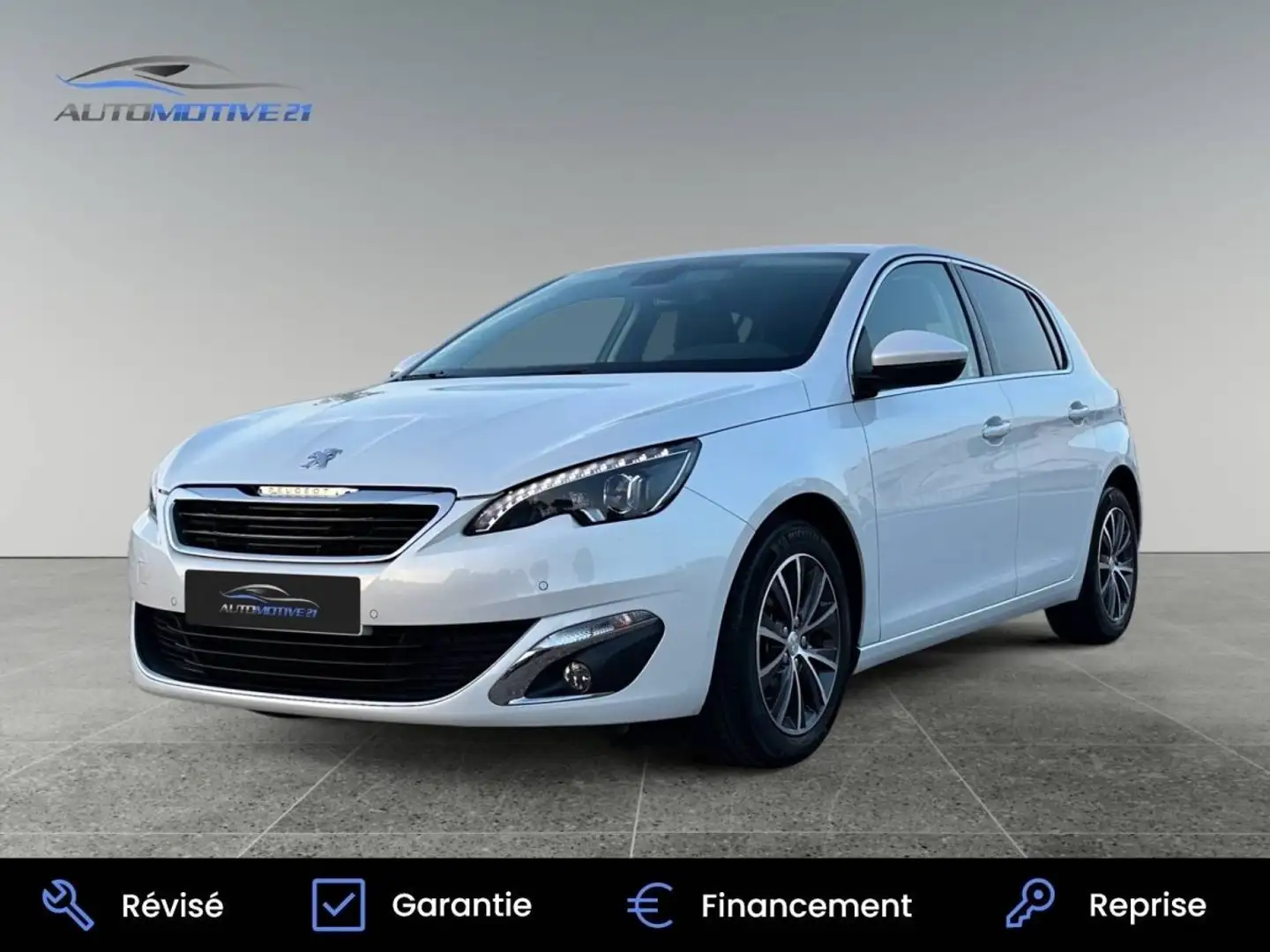 Peugeot 308 II 130ch Allure S&S 5p Blanc - 1