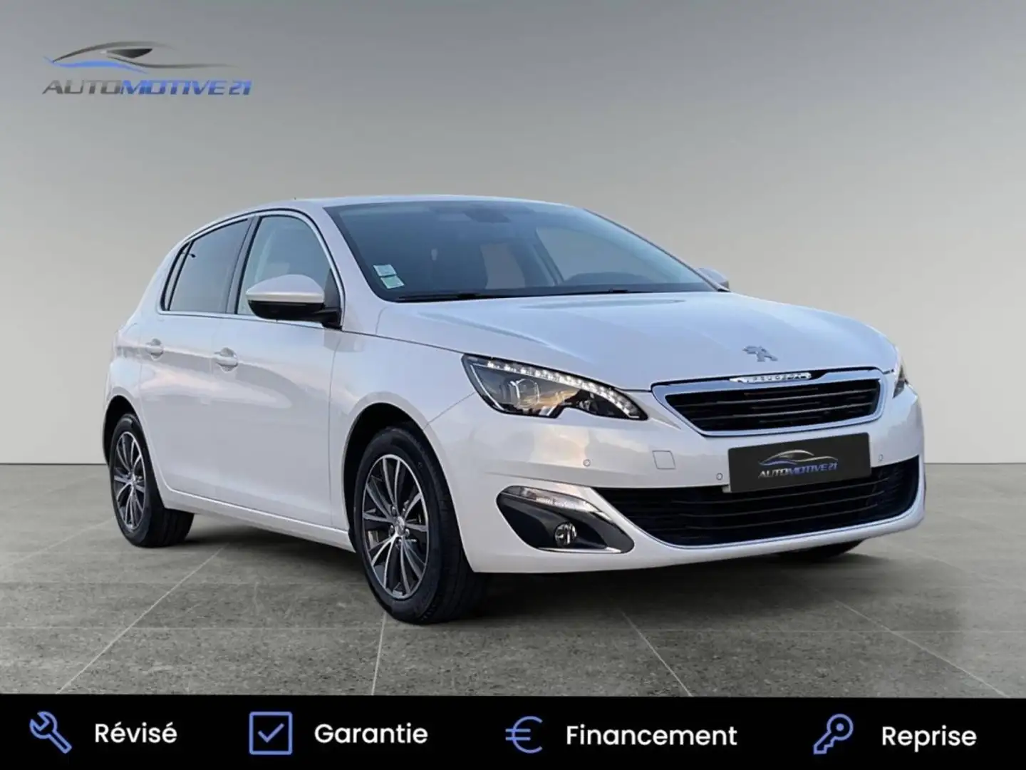 Peugeot 308 II 130ch Allure S&S 5p Blanc - 2