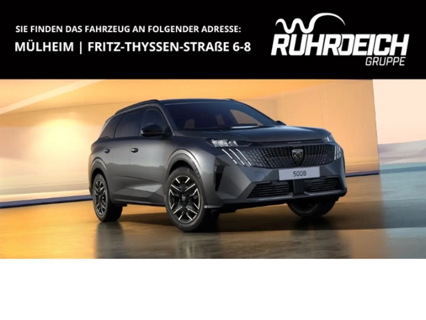 Peugeot 5008 Allure HYBRID 136 e-DSC6 +PANO+NAV+ACC+360'CAM+AHK Grau - 1