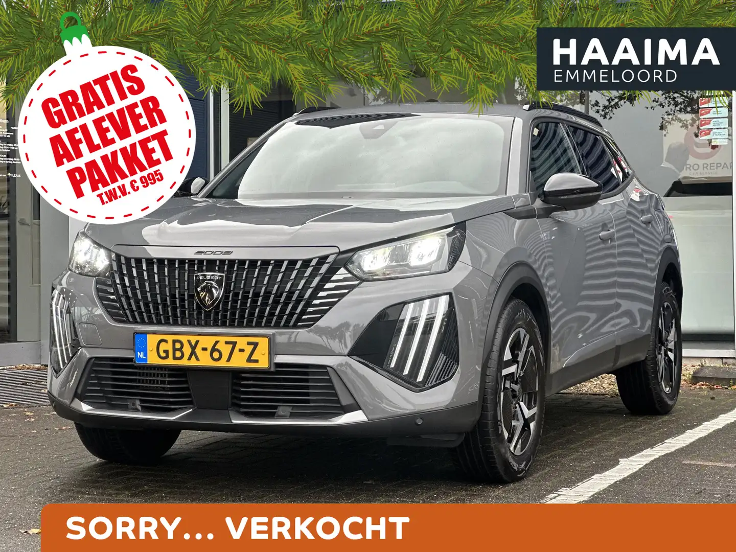 Peugeot 2008 1.2 PureTech 100 Allure | Apple Carplay/Android Au Gris - 1