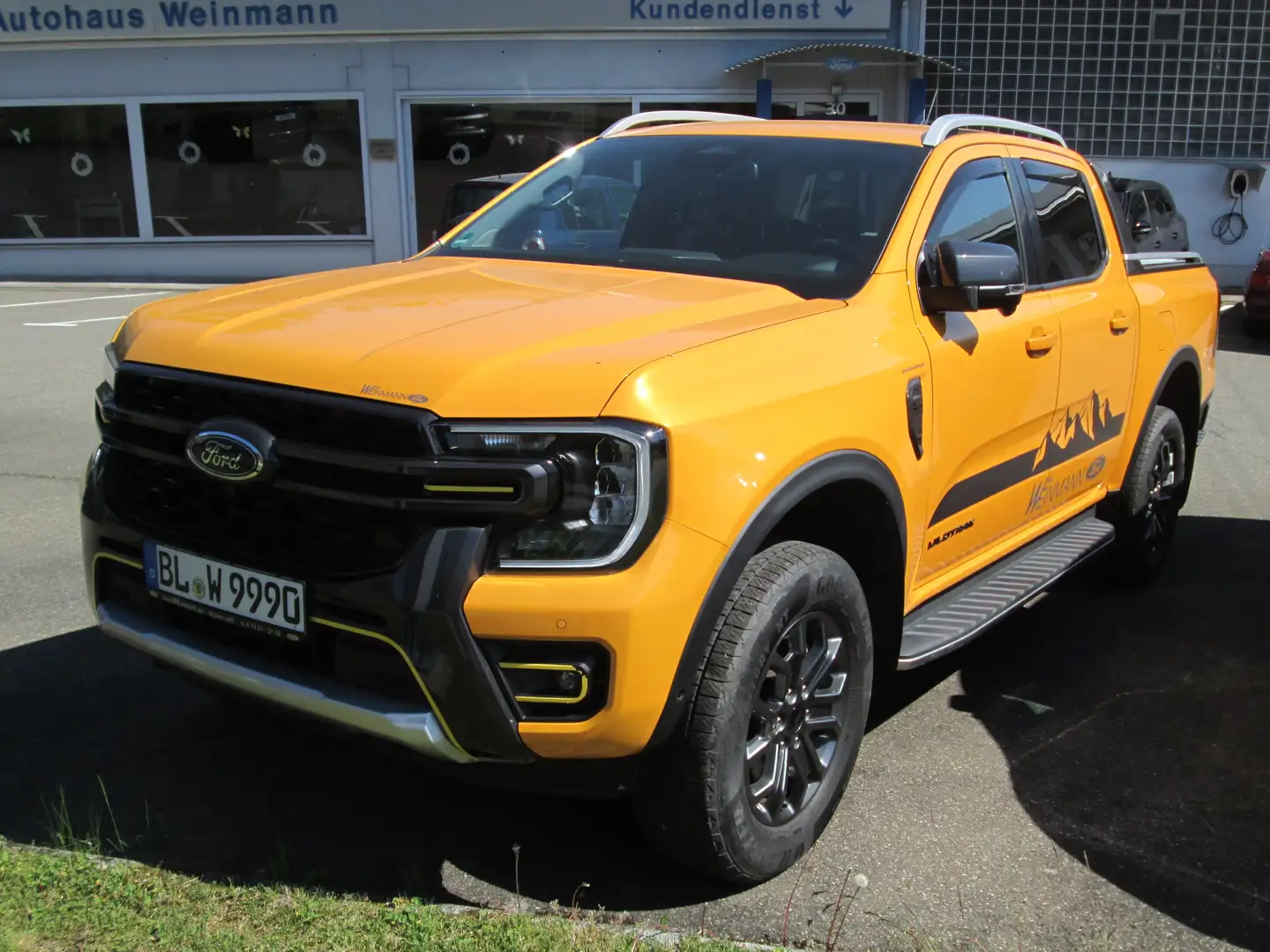 Ford Ranger Wildtrak e-4WD Doka,AHK,NAVI,KLIMA,ALUROLLO.... Gelb - 1