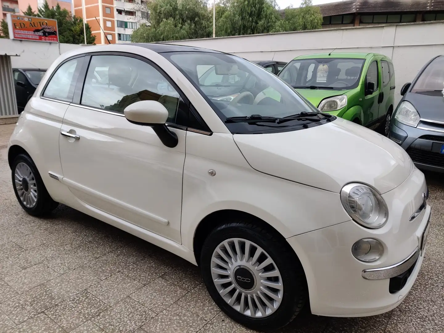 Fiat 500 500 1.2 Lounge 69cv Bianco - 1