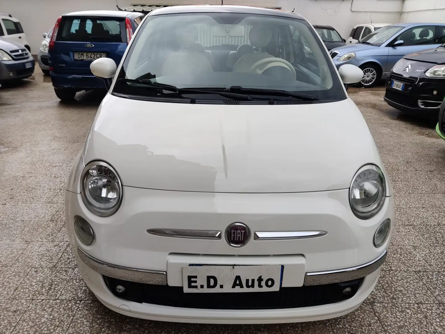 Fiat 500 500 1.2 Lounge 69cv Bianco - 2