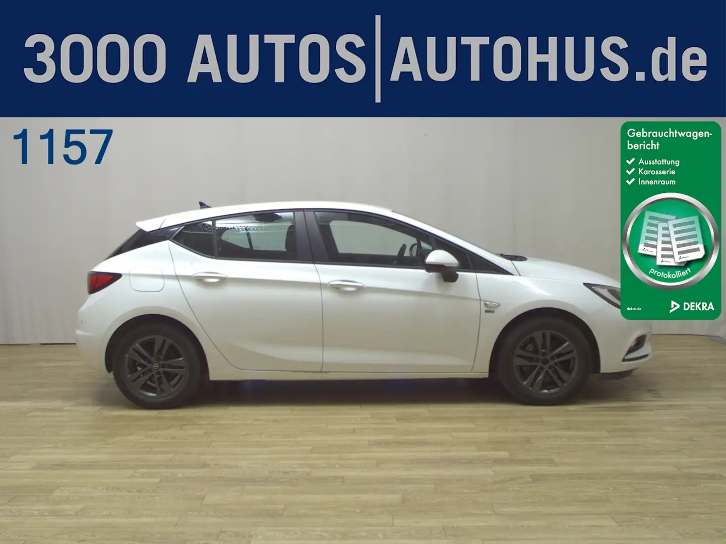 Opel Astra 1.6 CDTI Navi LED PDC AHK Shz Weiß - 1