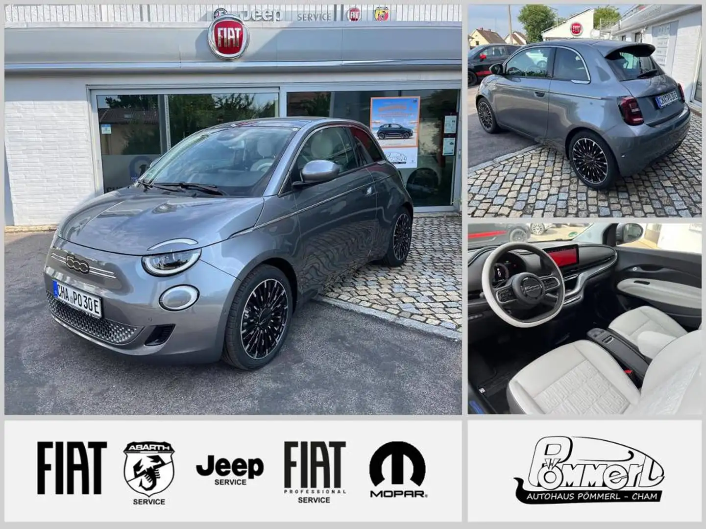 Fiat 500e 500E by Bocelli Grigio - 1