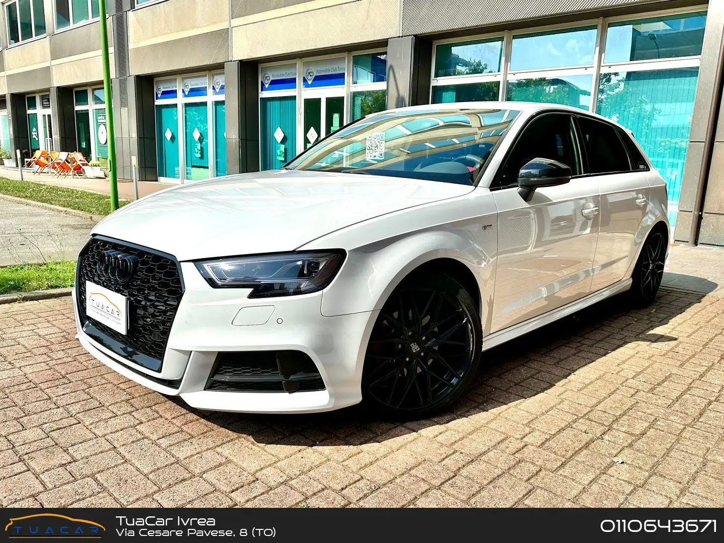 Audi A3 S Line 1.5 35 TFSI Blanc - 1