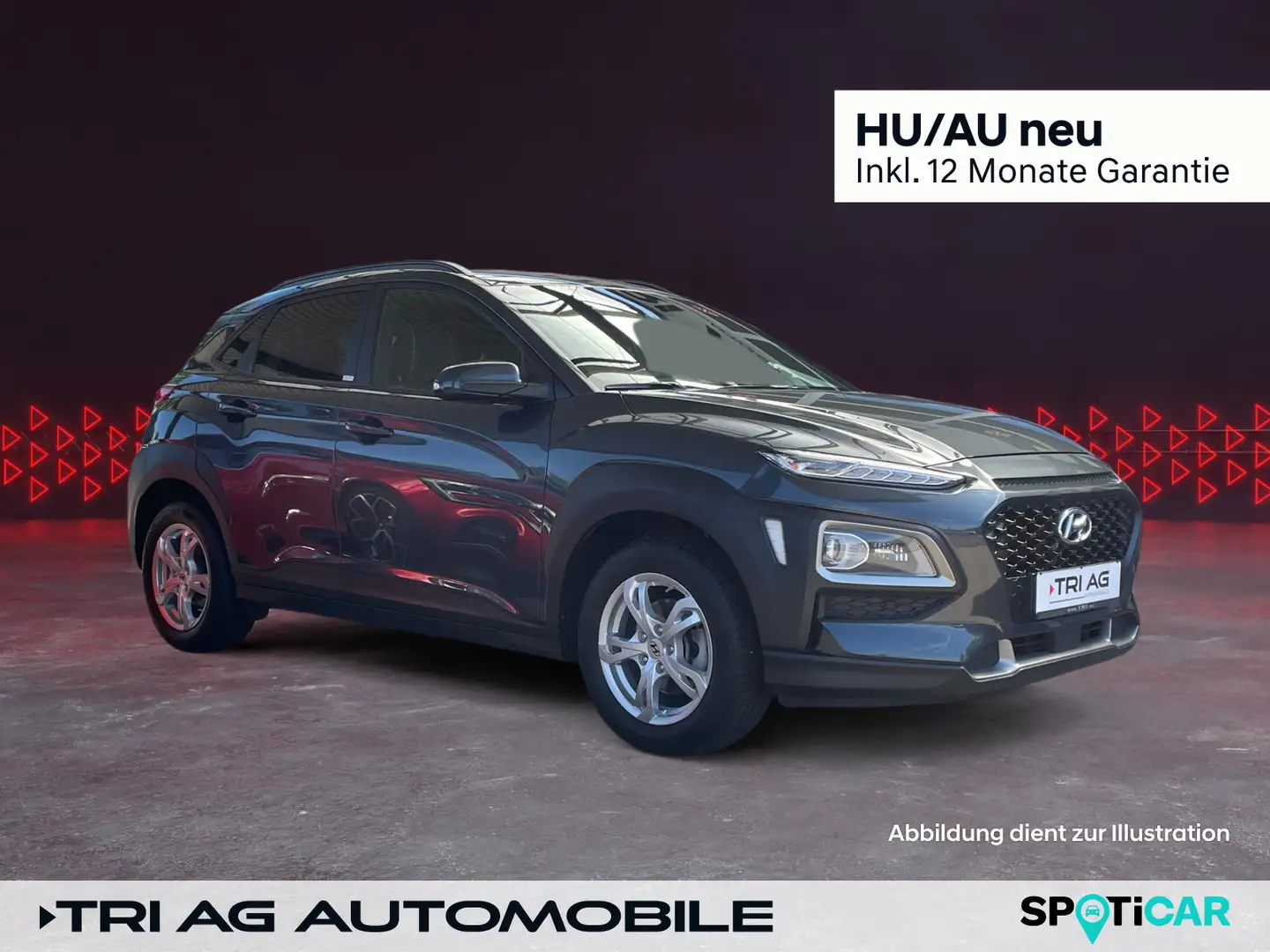 Hyundai KONA YES! Plus GRA PDC SHZ Navi Klimaautomatik R Gris - 1