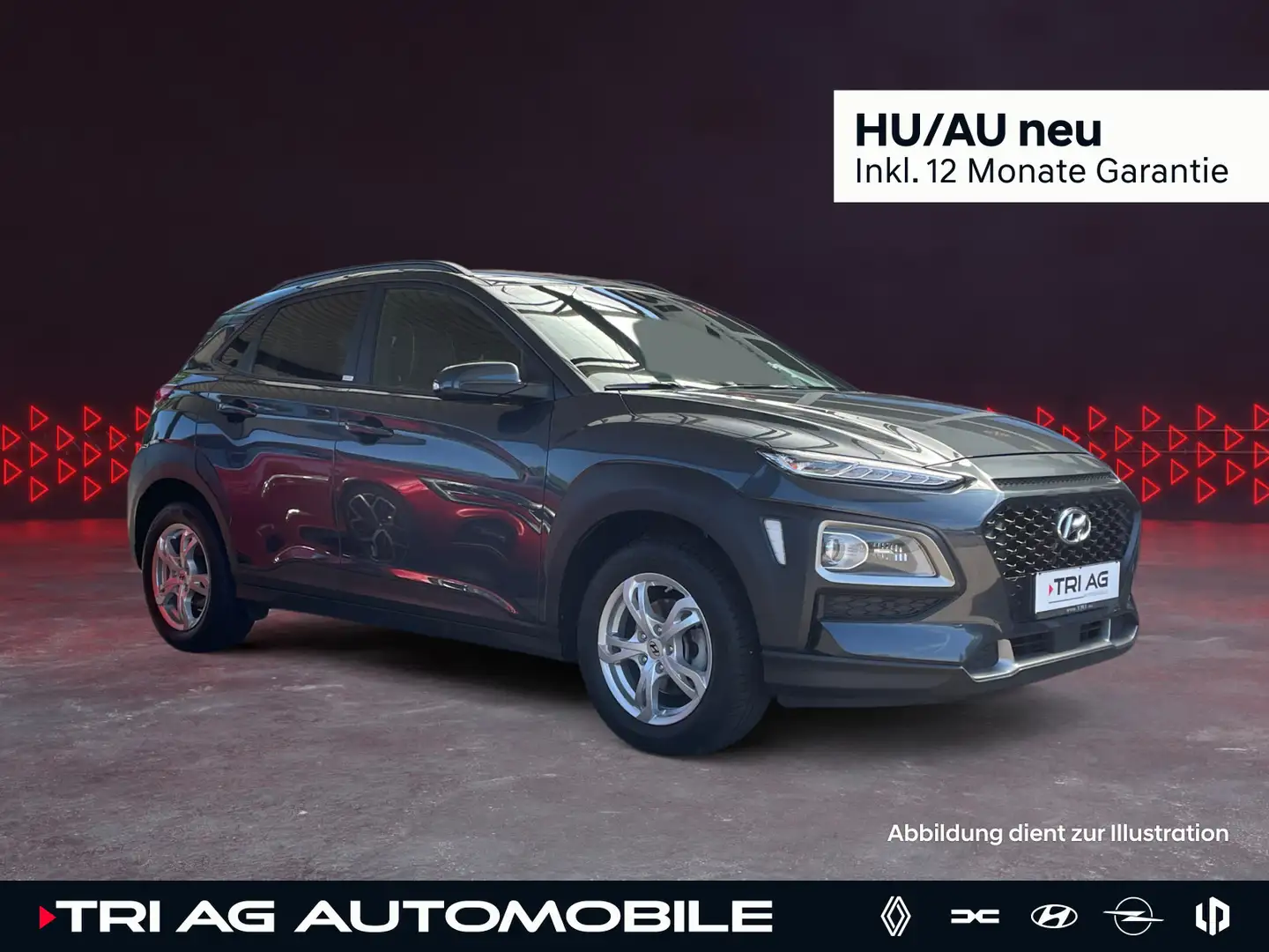 Hyundai KONA 1.0 T-GDI YES! Plus 2WD GRA PDC SHZ Navi Kl Grey - 1