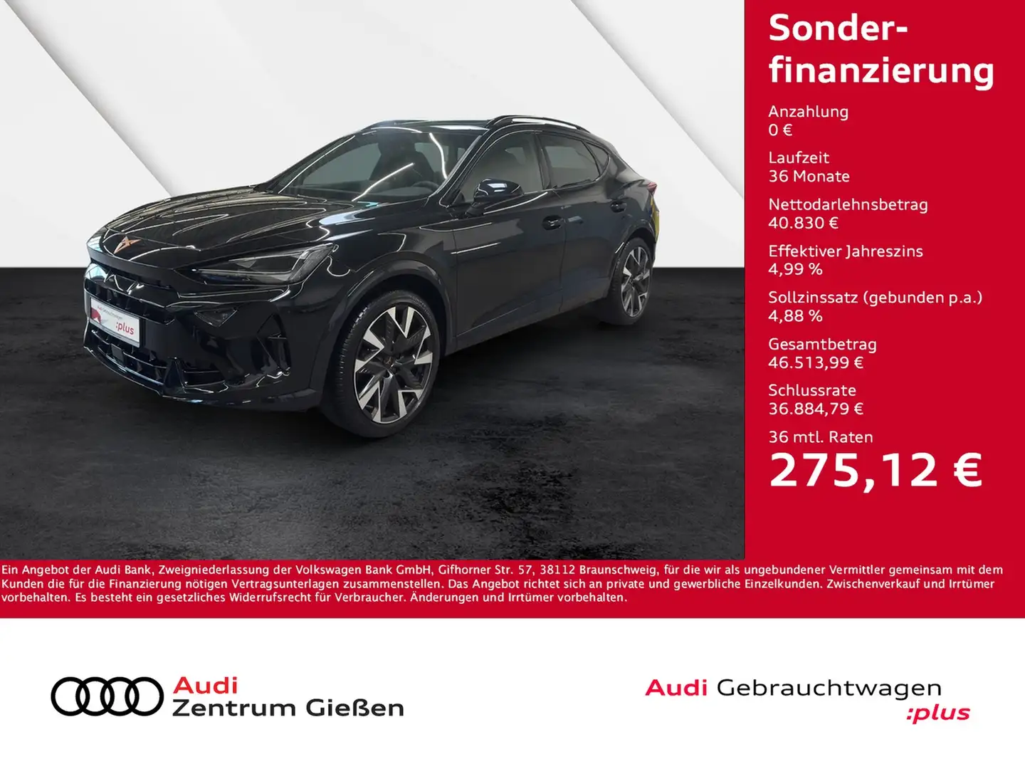 CUPRA Formentor 2.0 TSI 4Drive DSG VZ MATRIX PANO Sennheiser Zwart - 1