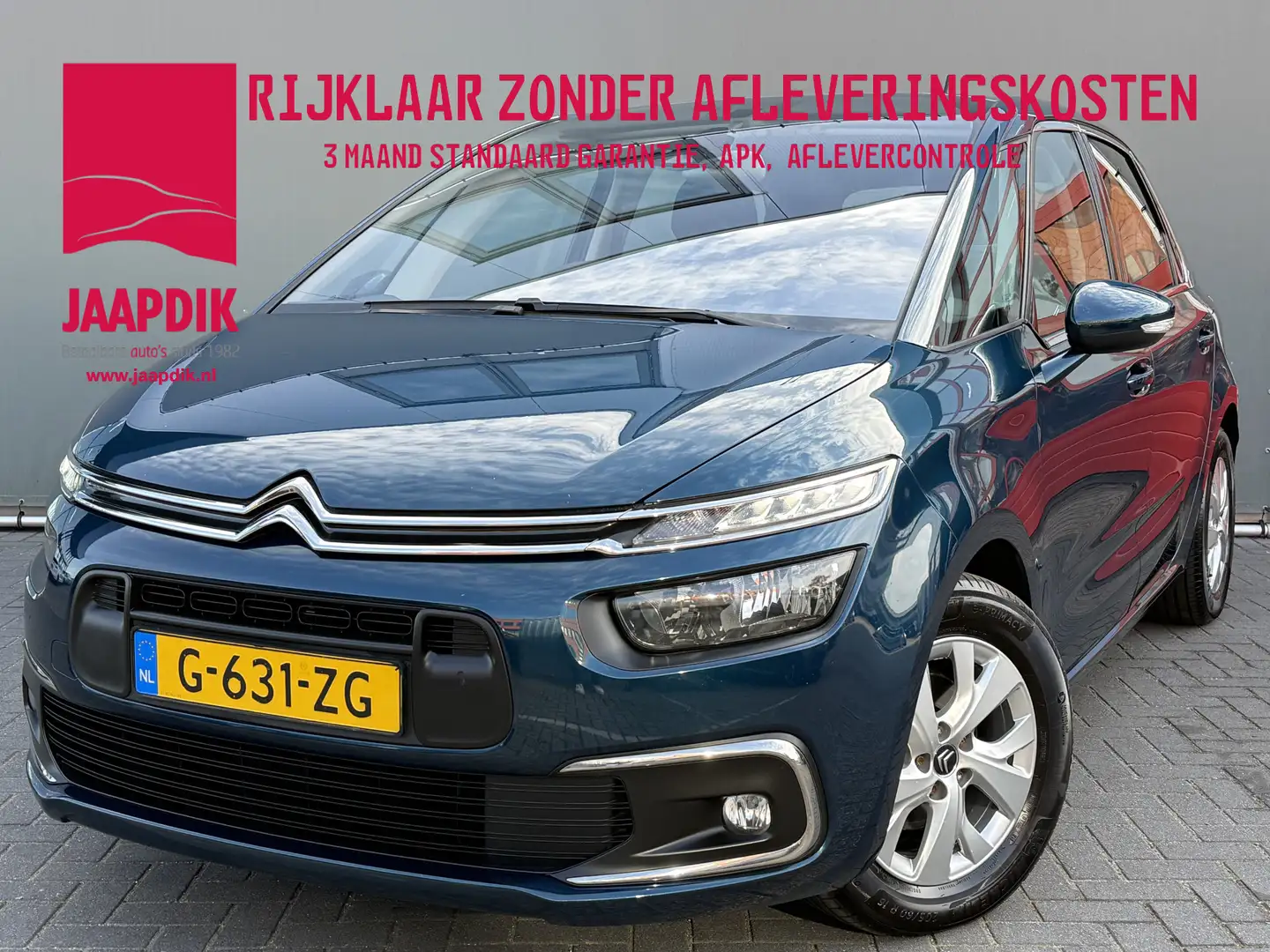 Citroen C4 SpaceTourer BWJ 2020 1.2 131 PK Business AUTOMAAT | TREKHAAK | Bleu - 1
