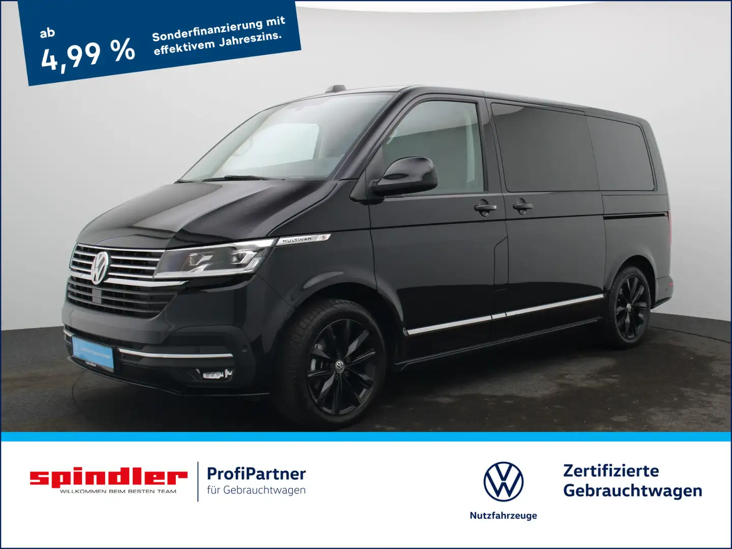 Volkswagen T6.1 Multivan Highline 2.0 TDI DSG/LED, PDC,Navi Schwarz - 1