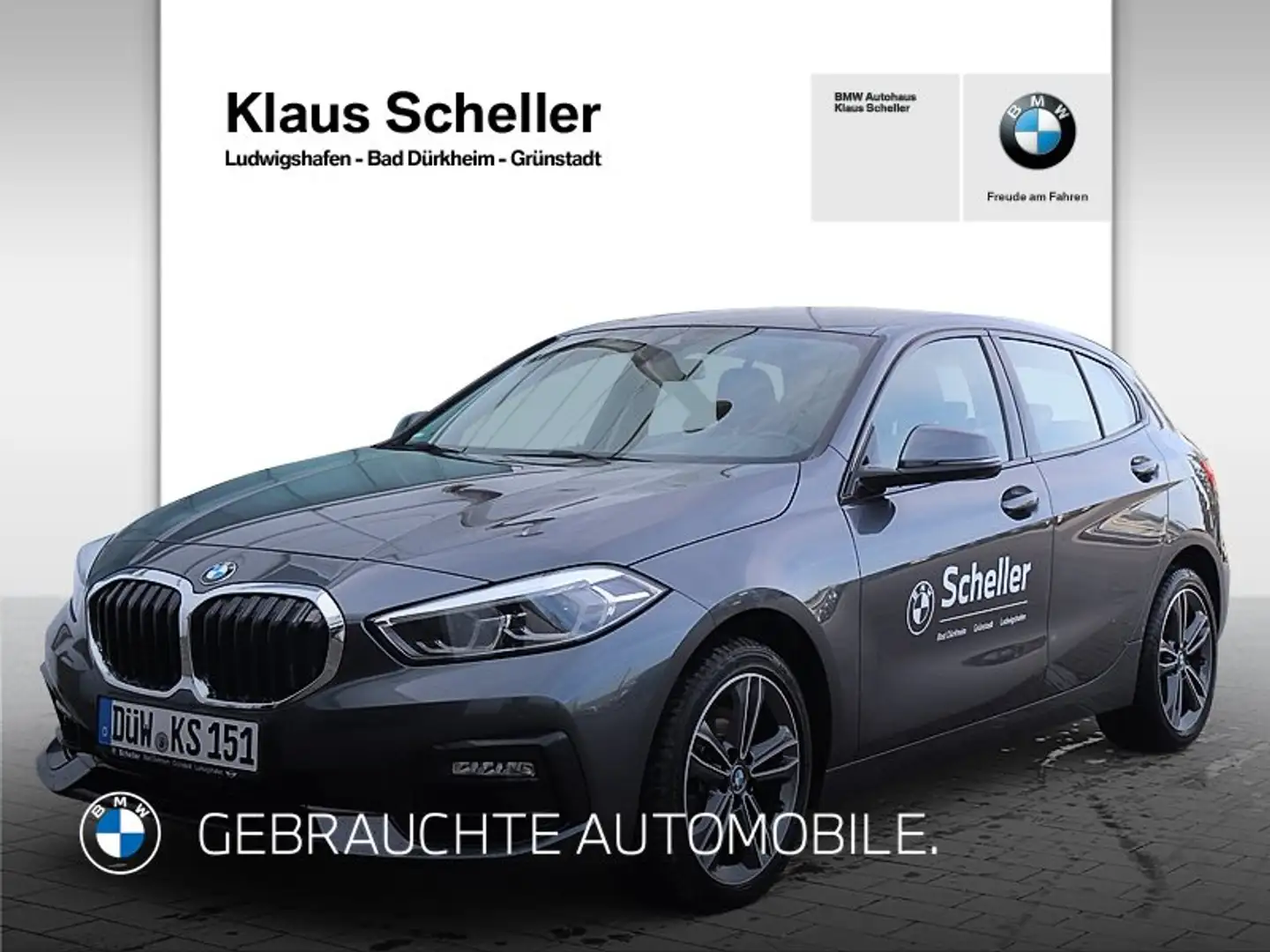 BMW 118 i Sport Line DAB LED WLAN Tempomat Klimaaut. Grau - 1