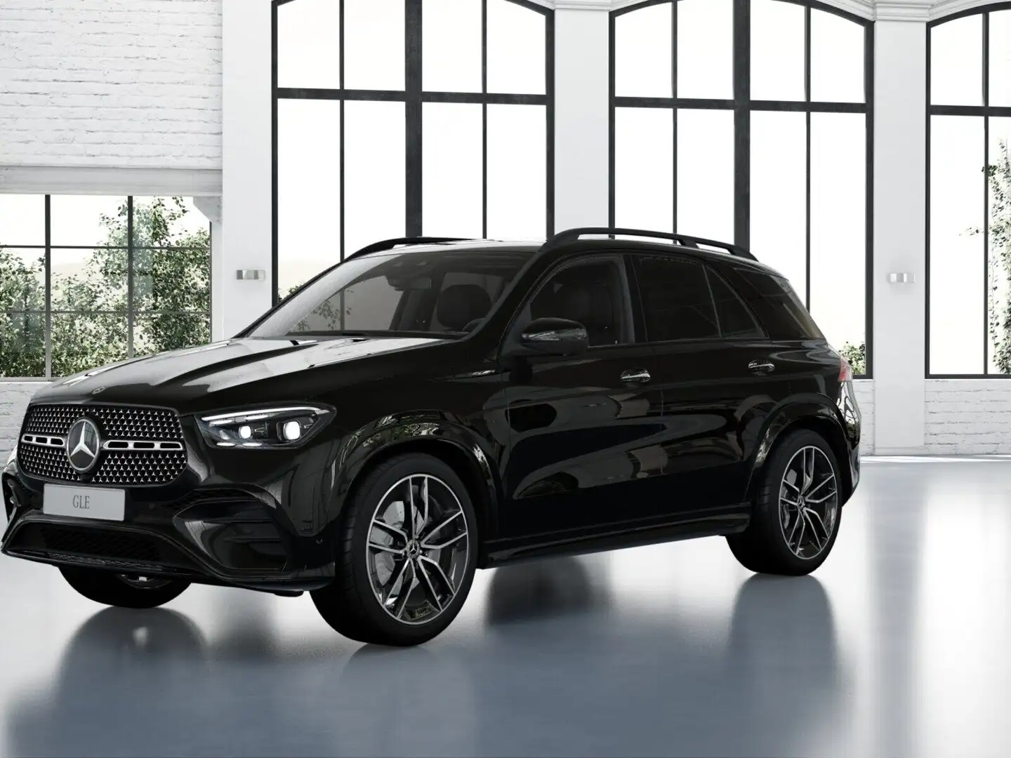 Mercedes-Benz GLE 450 d 4MATIC Stdhz PTS Distr Navi Sitzklima Schwarz - 2