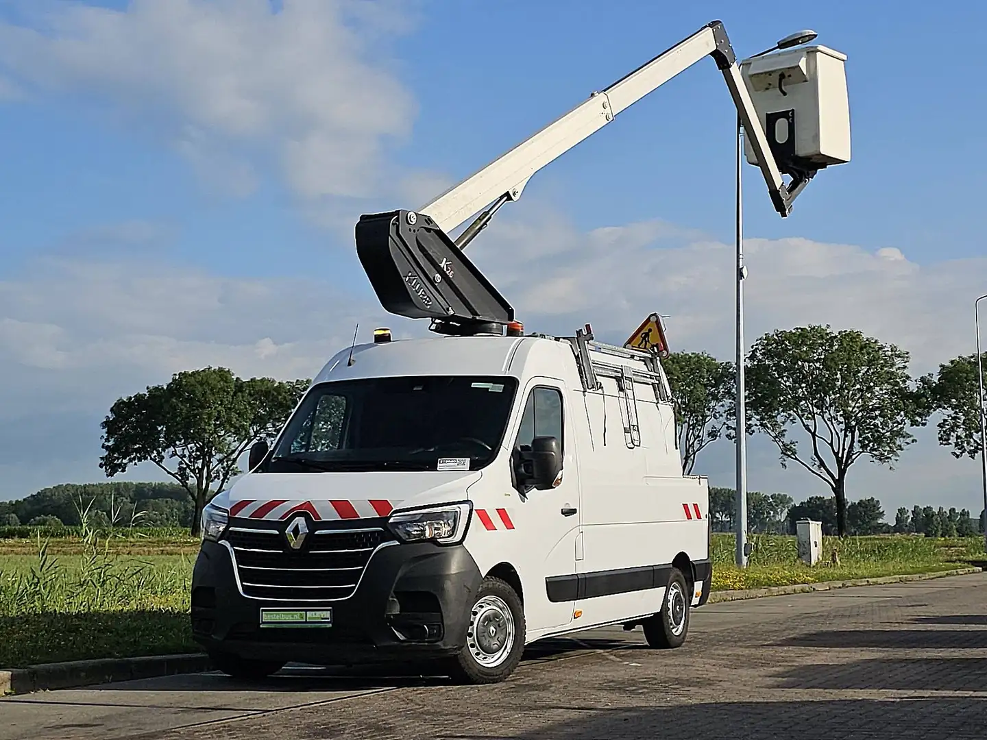 Renault Master 2.3 L2H2 Hoogwerker 10.5M- 12Meter-Werkhoogte Nace Blanco - 2