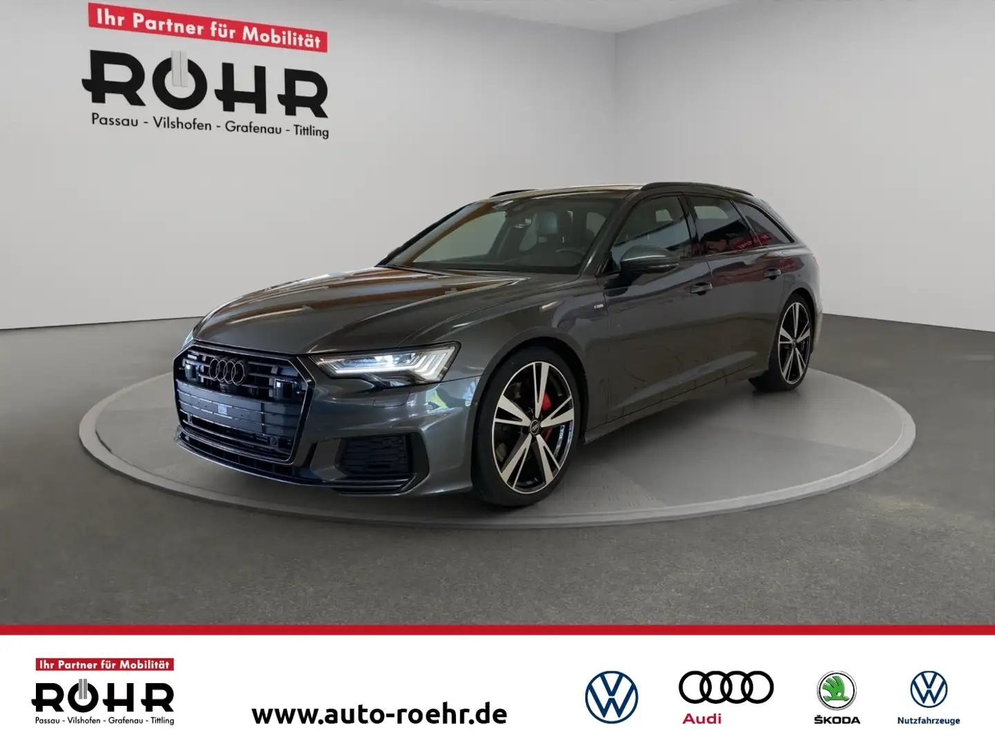 Audi A6 Avant Sport S line 55 TFSIe quattro S tronic (B&O. Gris - 1