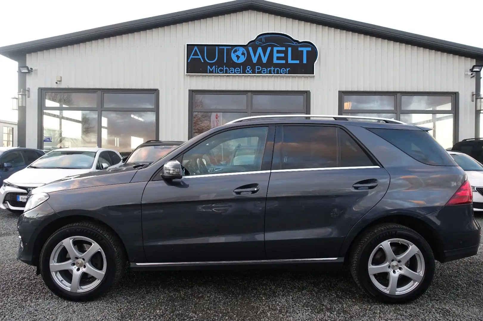 Mercedes-Benz GLE 350 d 4M Aut.KLIMAAUT KAM LED APP TÜV+InspNEU Gris - 1