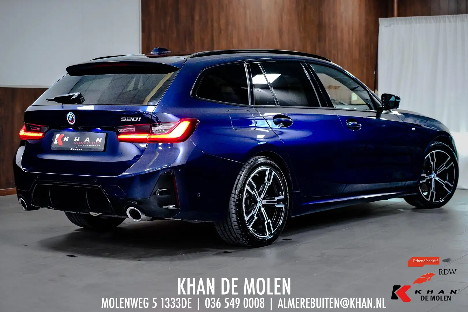 BMW 320 3-serie Touring 320i High Executive BTW|M-sport |P Blau - 2